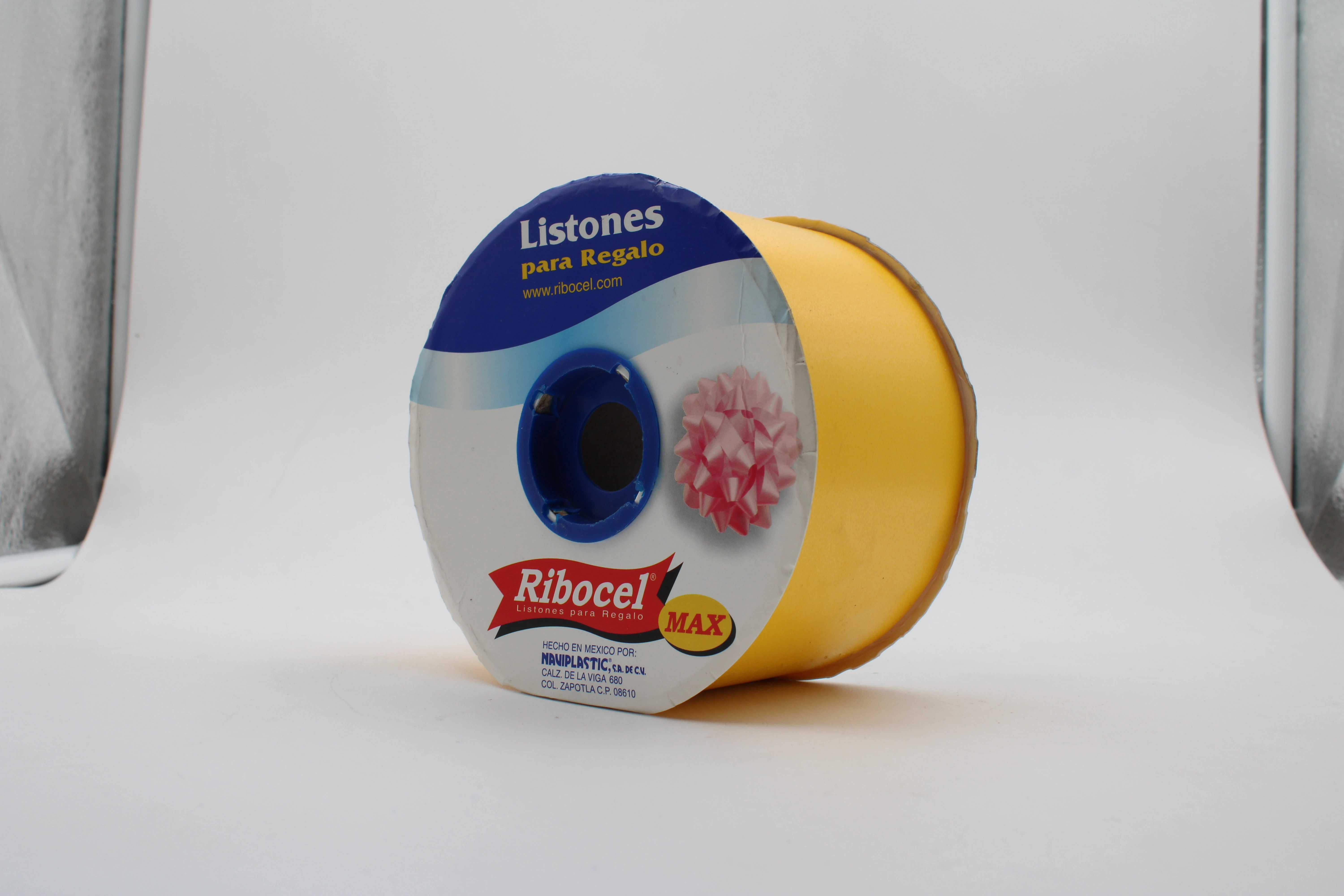 LISTON RIBOCEL LISO NO. 22 14 AMARILLO