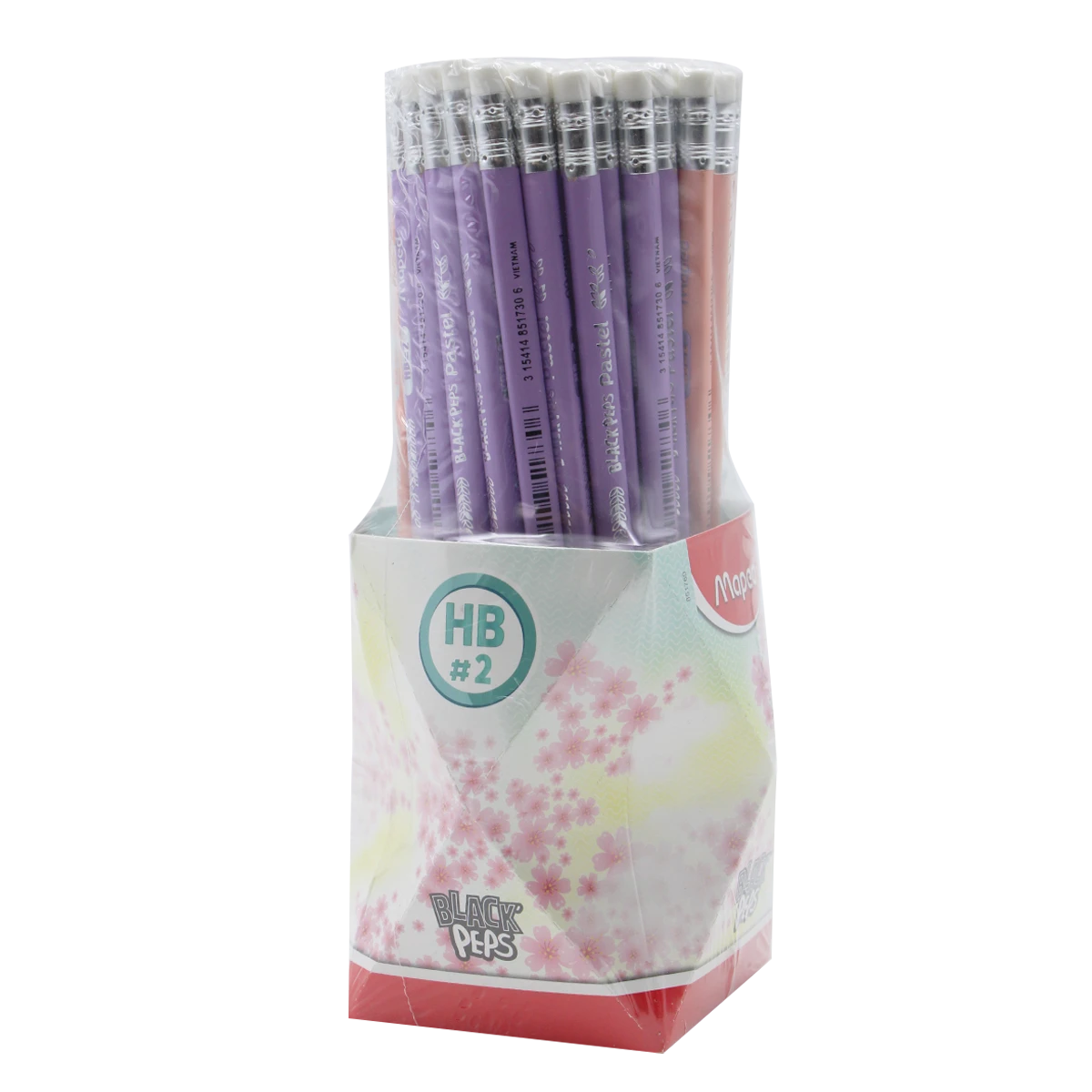 LAPIZ DE GRAFITO NO. 2 C/72  BLACK PEPS PASTEL