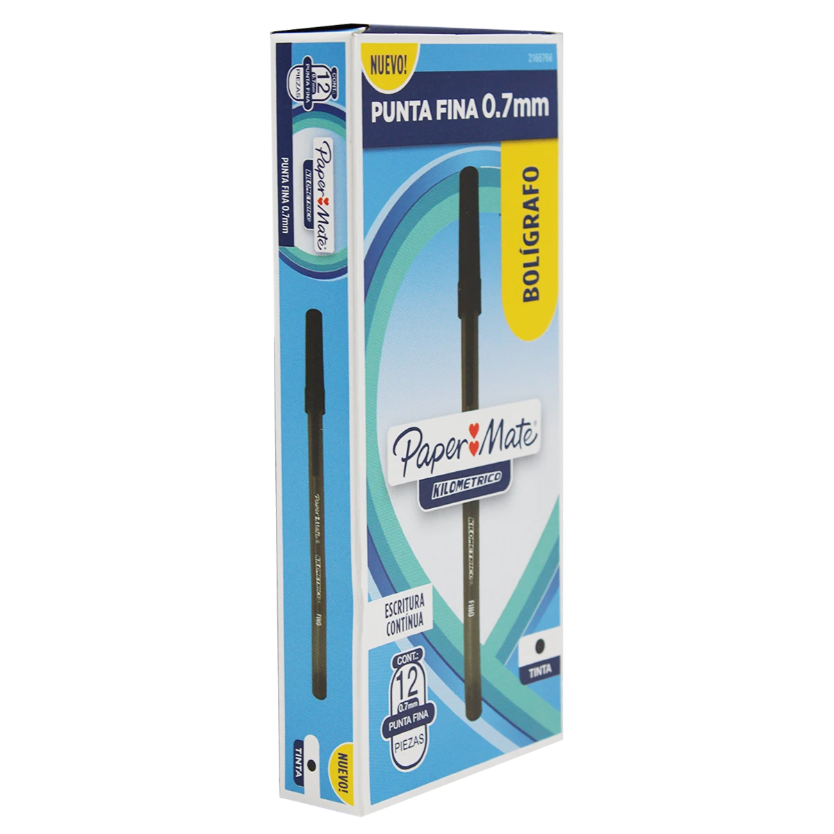 BOLIGRAFO KILOMETRICO ECON FINO 0.7MM C/12 NEGRO