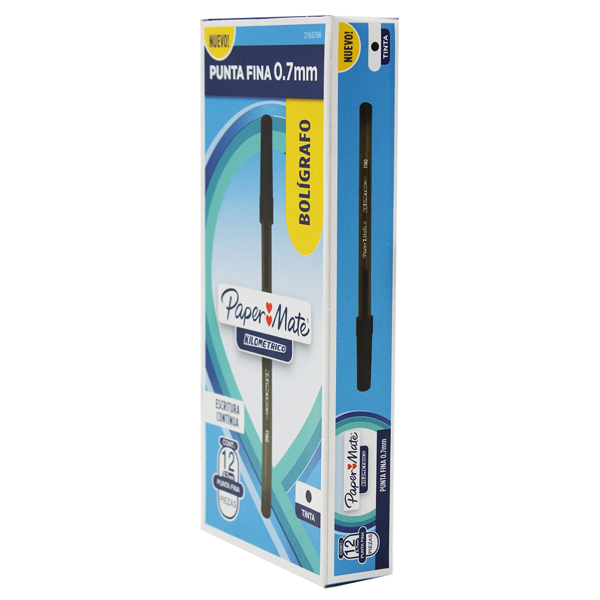 BOLIGRAFO KILOMETRICO ECON FINO 0.7MM C/12 NEGRO