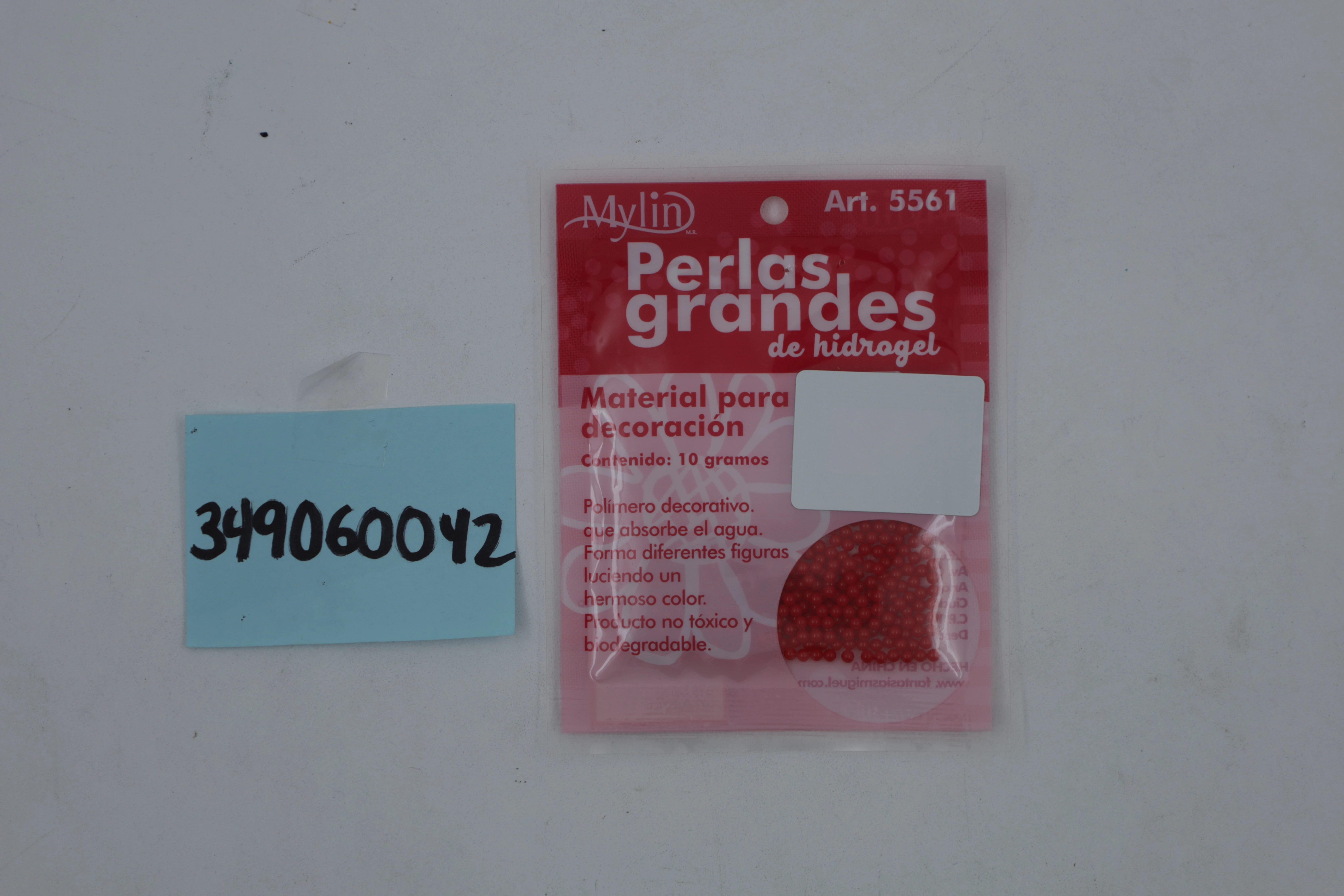 PERLAS DE HIDROGEL GRANDES 10GRS ROJO