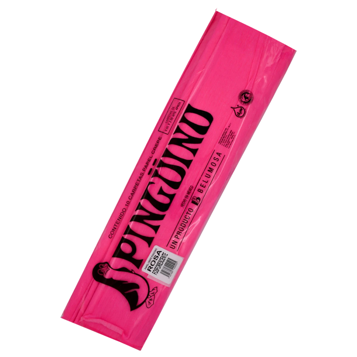 PAPEL CREPE 46 FLUORESCENTE ROSA
