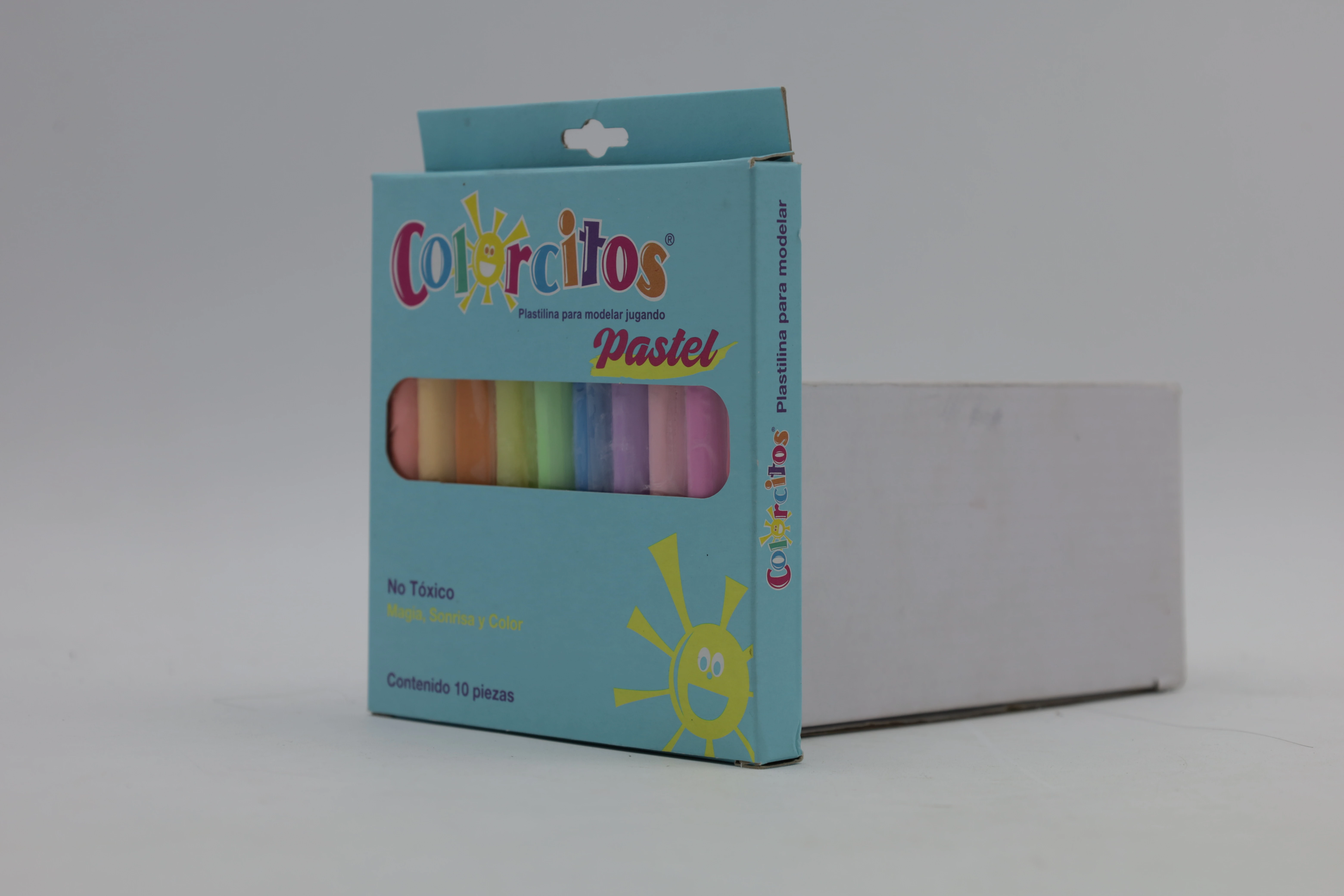 PLASTILINA COLORCITOS C/10 BARRITAS PASTEL