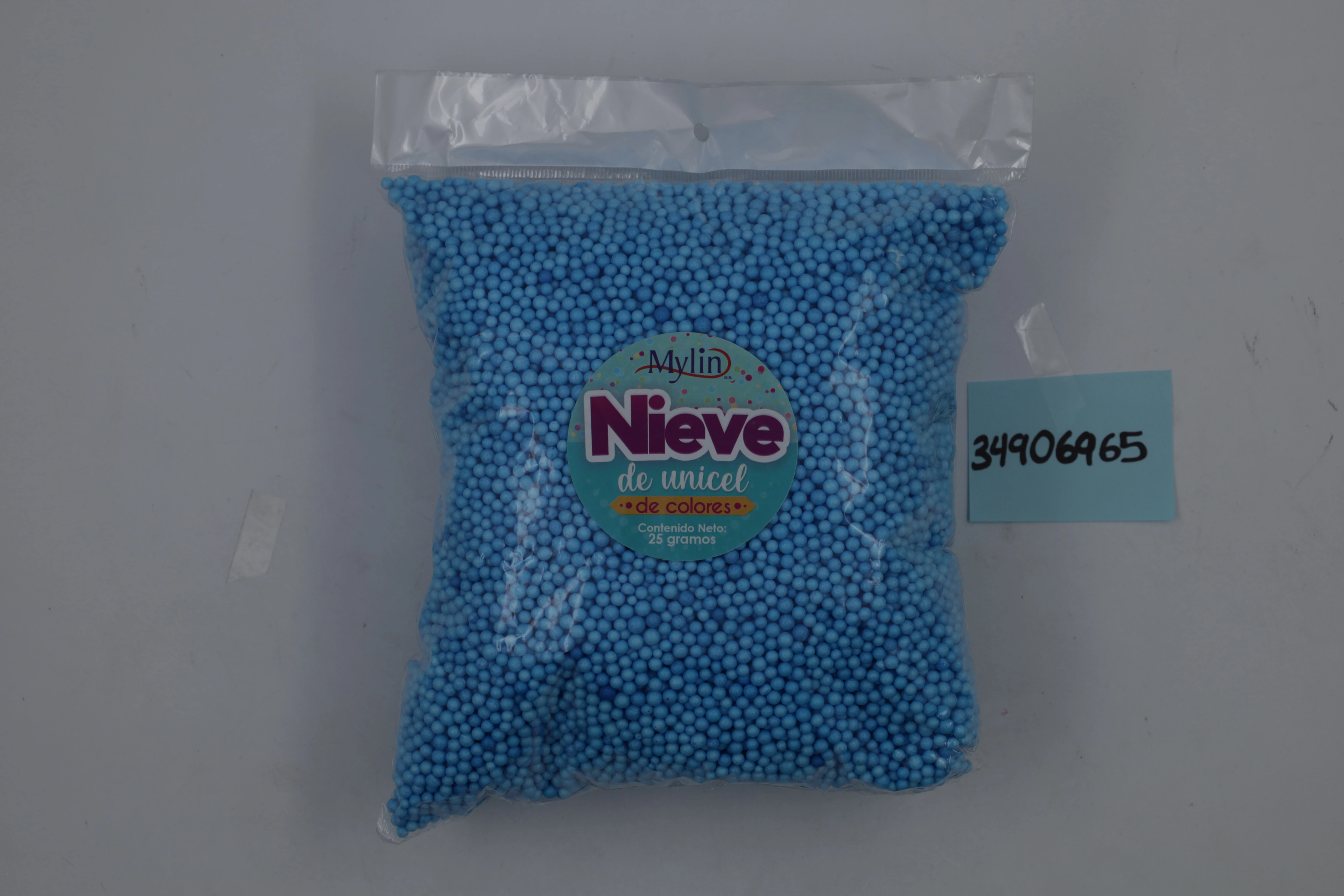 NIEVE DE UNICEL 25GRS 3197 AZUL