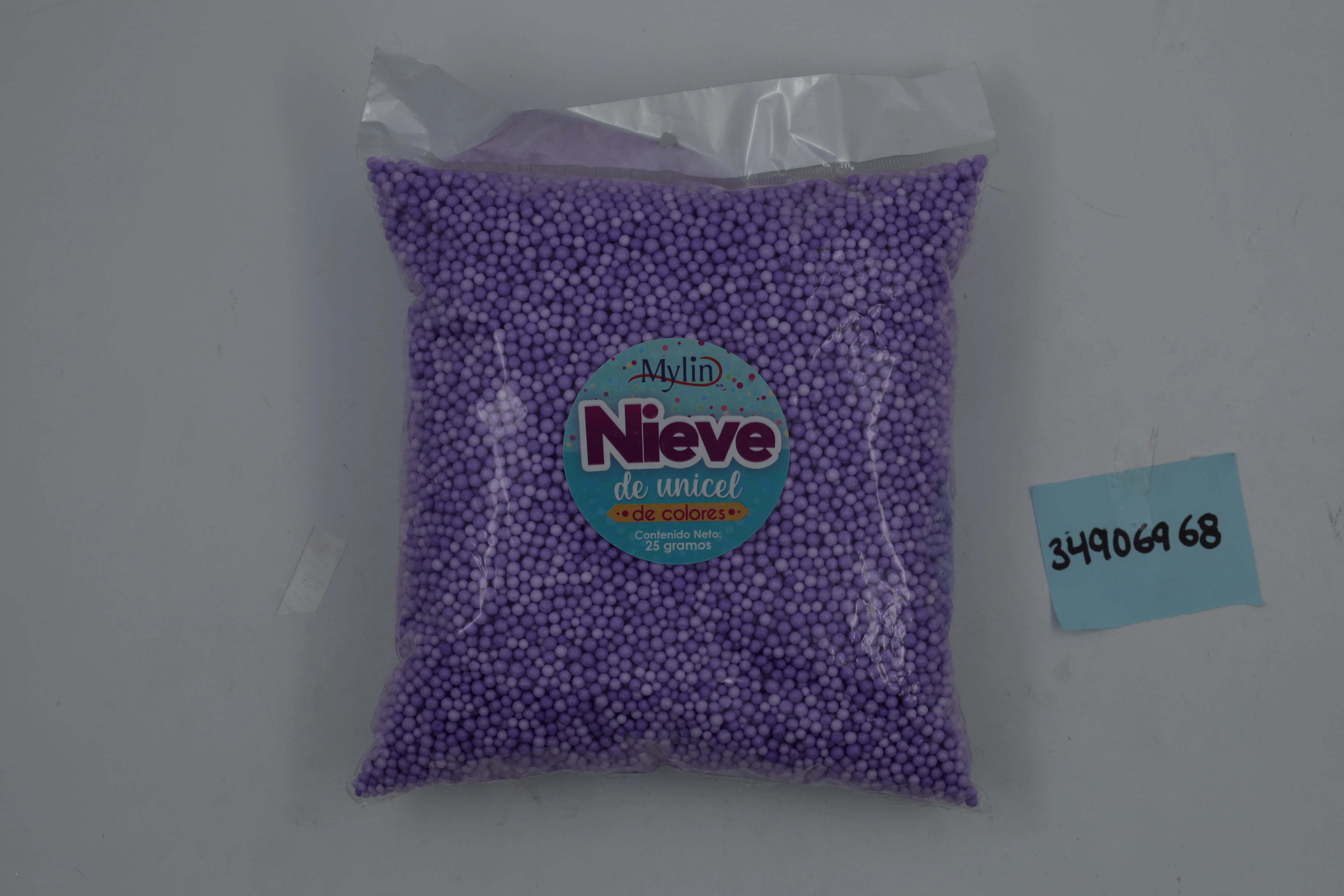 NIEVE DE UNICEL 25GRS 3197 LILA.