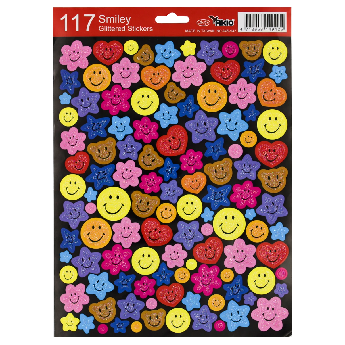 CALCOMANIA AKIO A4S-942 SHAPES GLITTERED