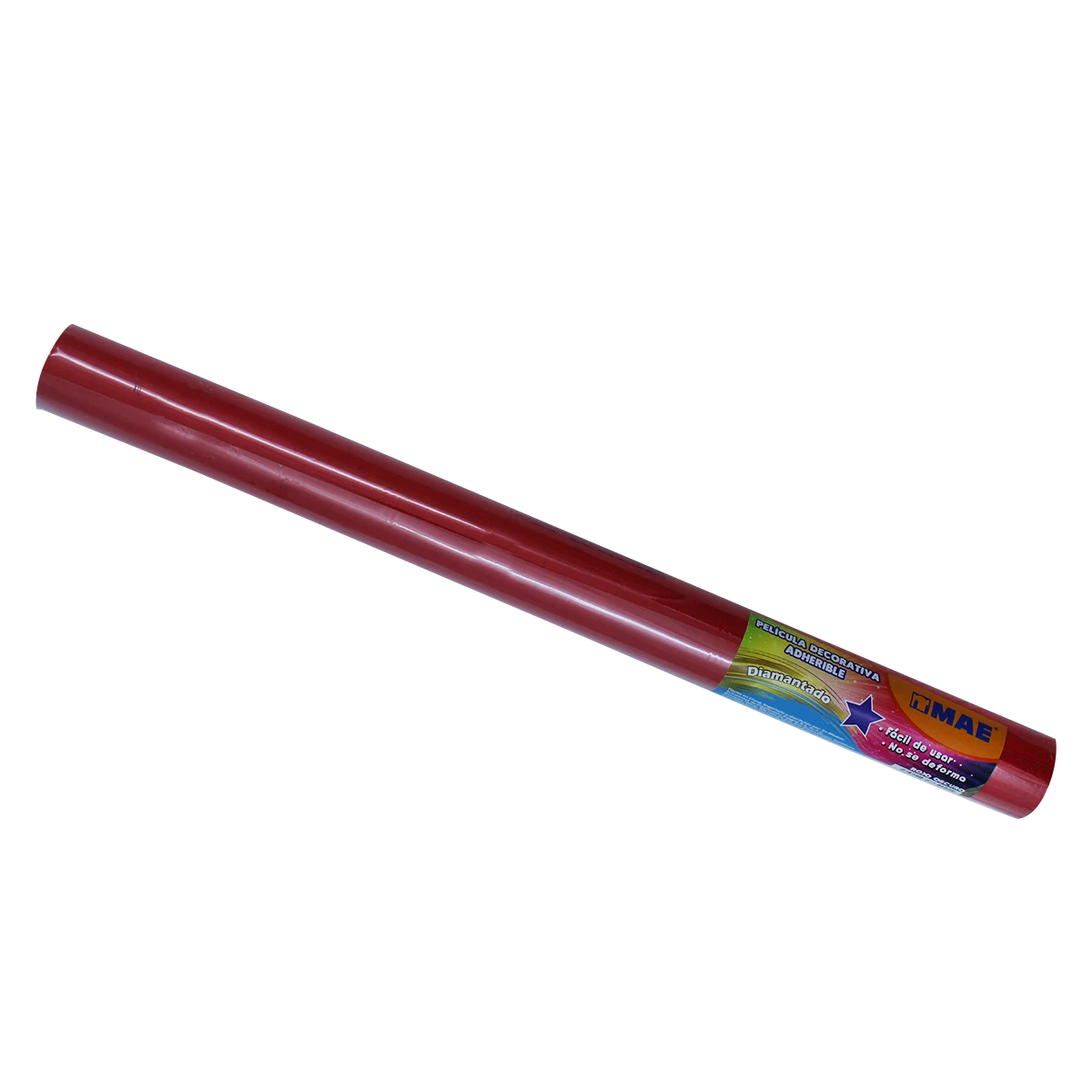 PLASTICO PVC MAE 45X3 DIAMANTADO ROJO FUERTE
