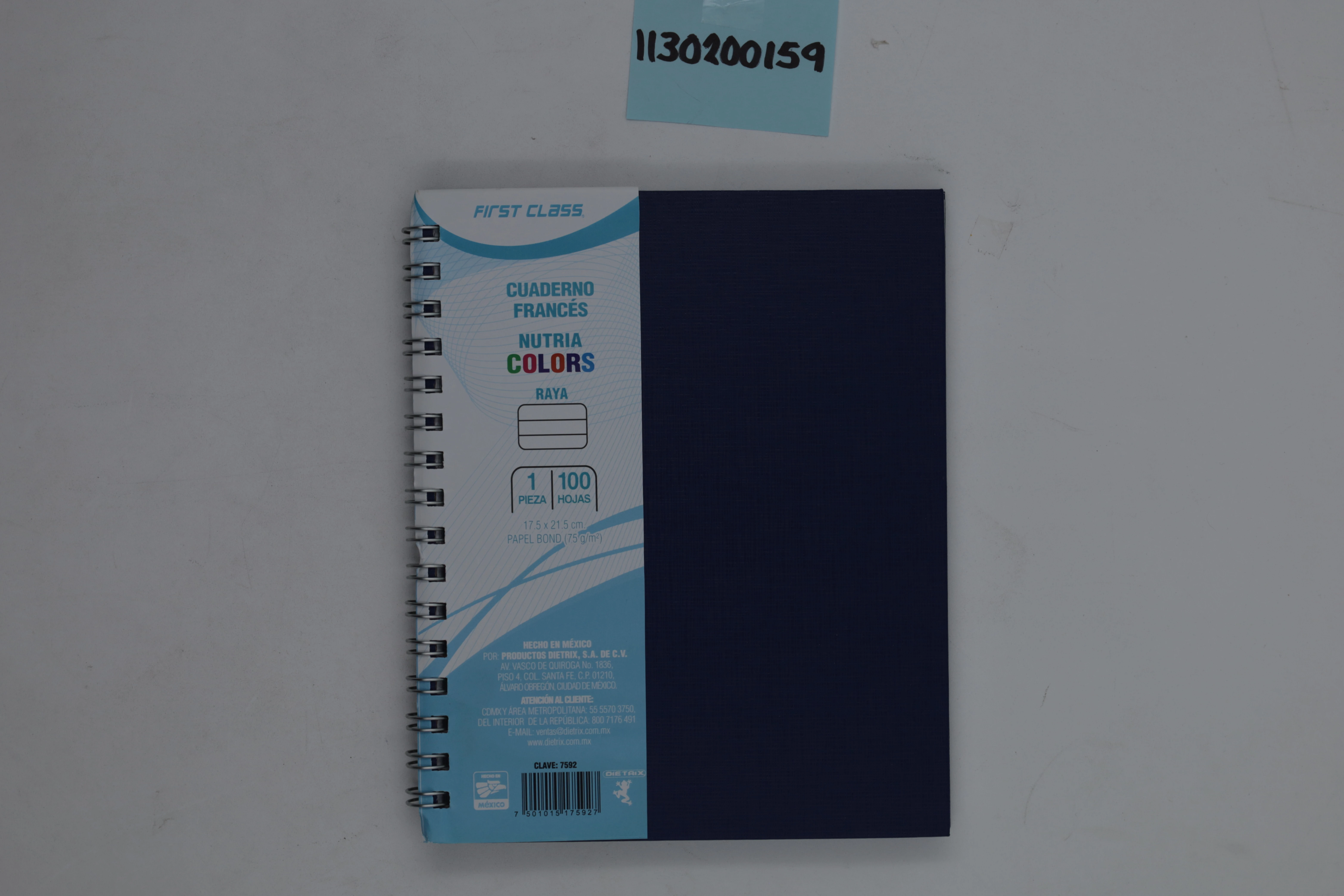 CUADERNO FRANCES 100HJS RAYA NUTRIA COLORS 7592