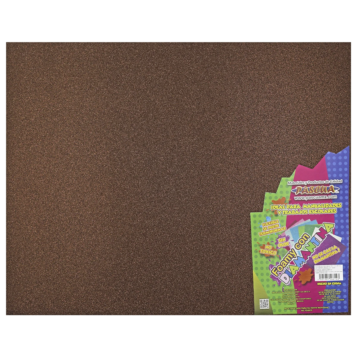 FOAMY 4 CARTAS DIAMANTADO LB CAFE OBSCURO