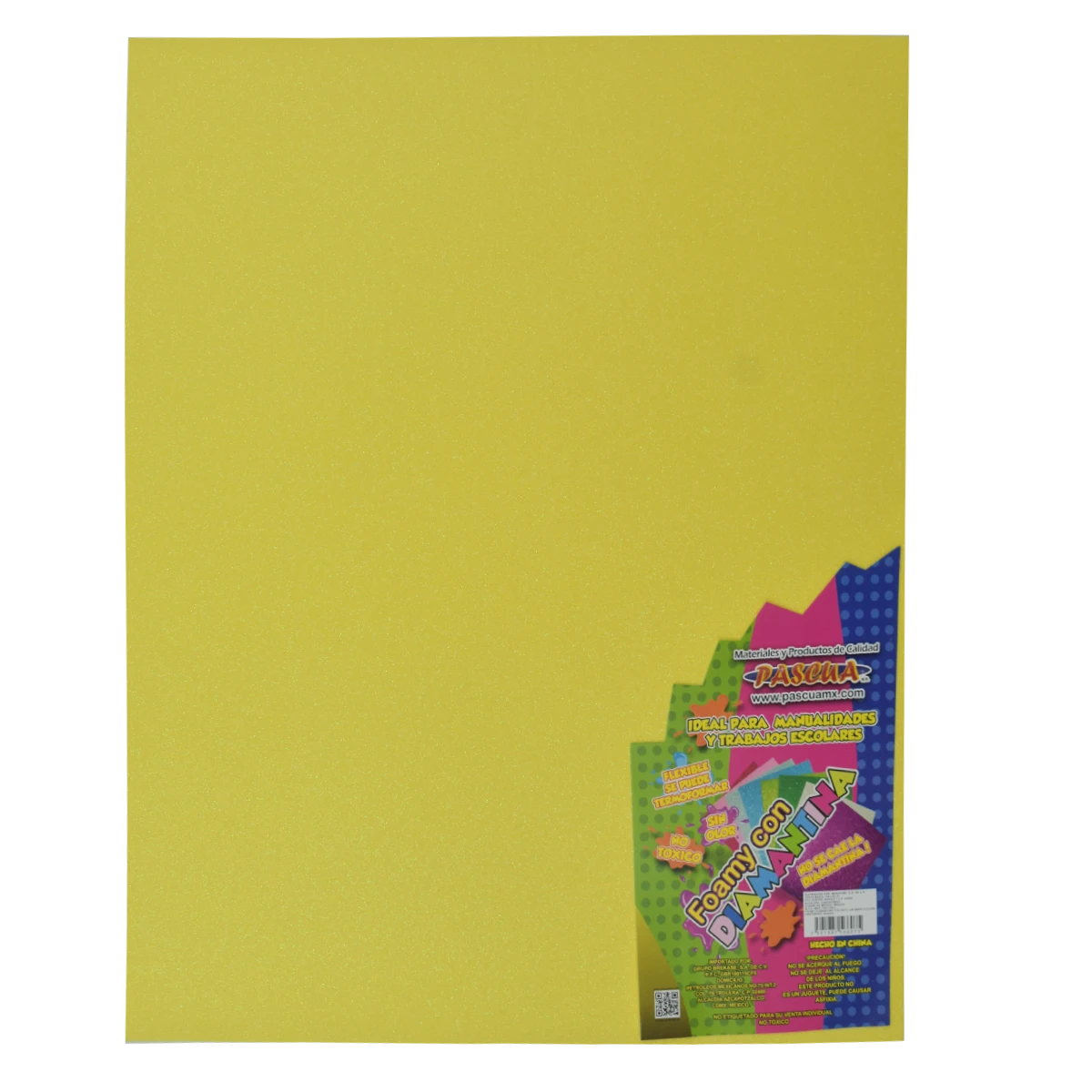 FOAMY 4 CARTAS DIAMANTADO IRIS CANARIO