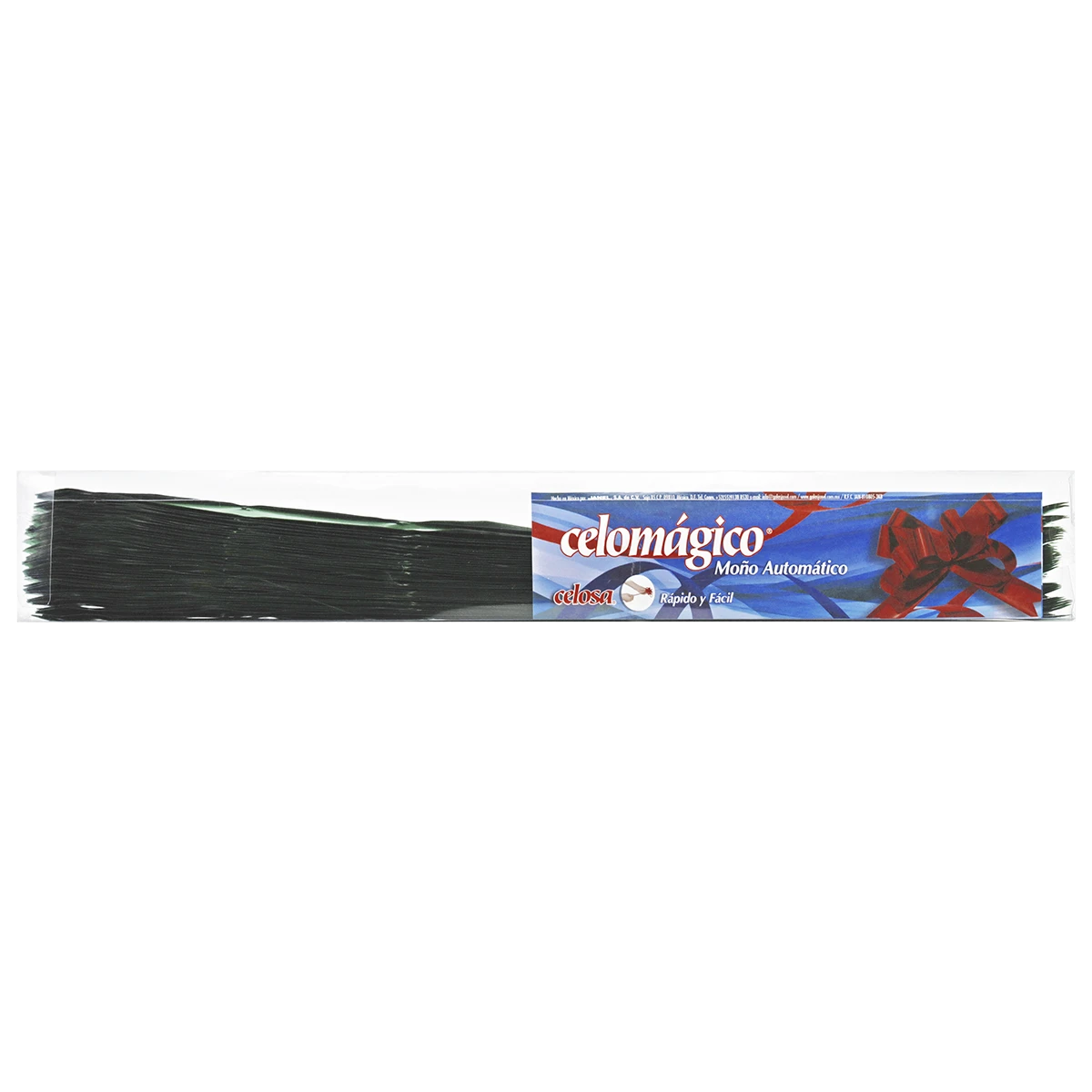 LISTON CELOMAGICO C/50 MEDIANO METALICO 13 VERDE BANDERA