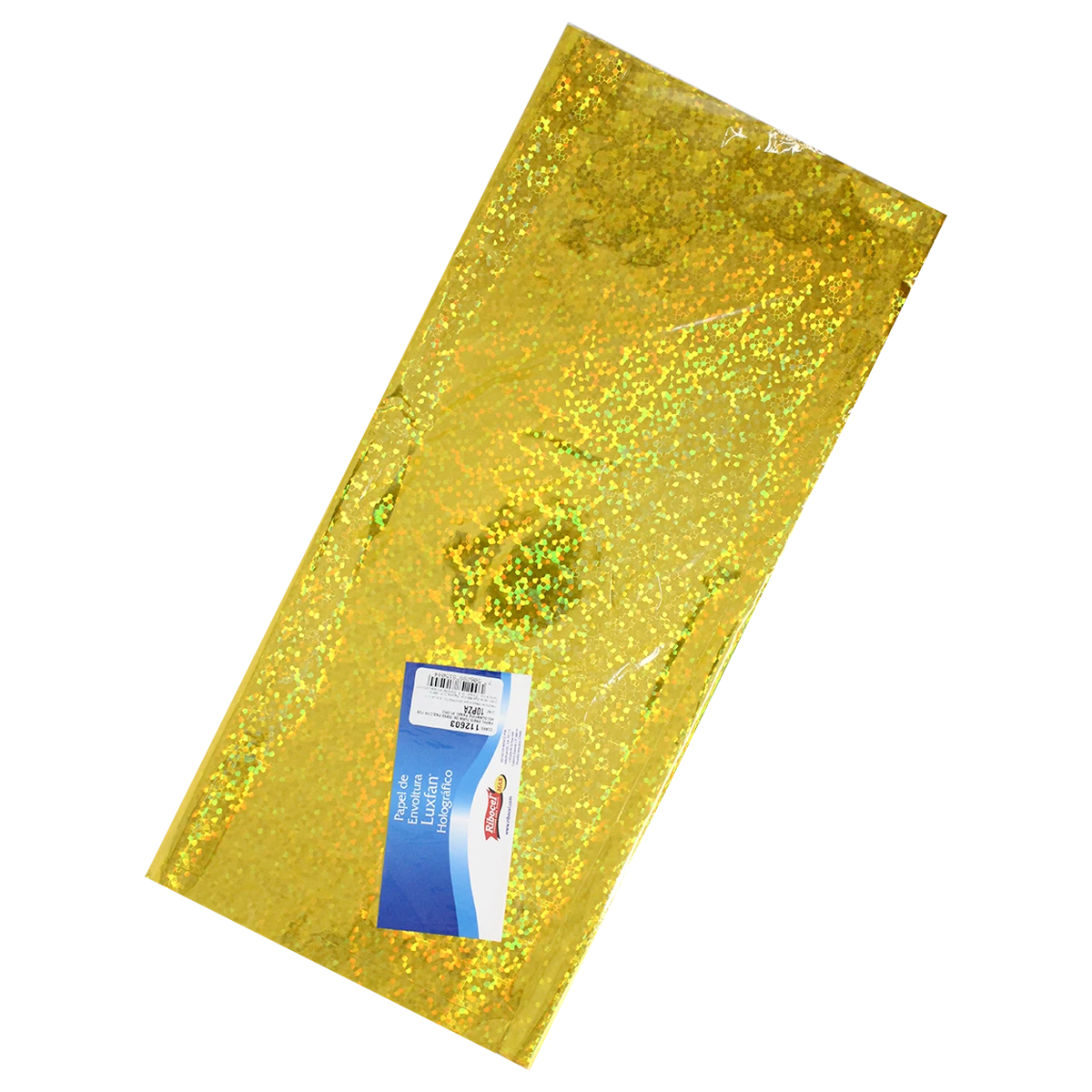 PAPEL HOLOGRAFICO C/10 70X53CM PANAL ORO