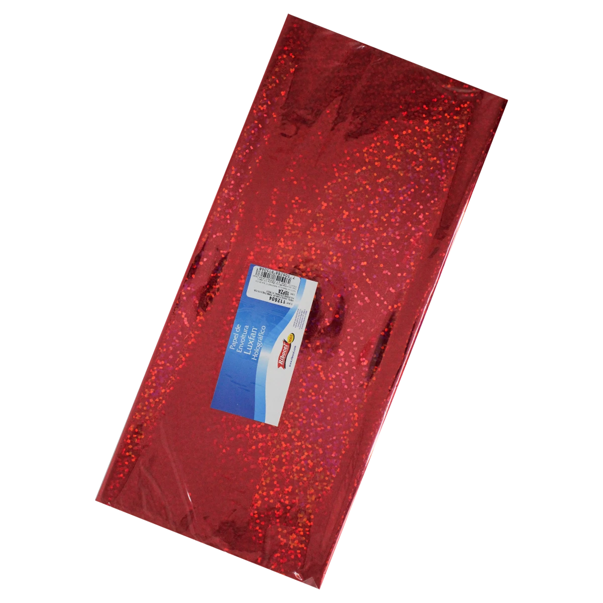 PAPEL HOLOGRAFICO C/10 70X53CM PANAL ROJO