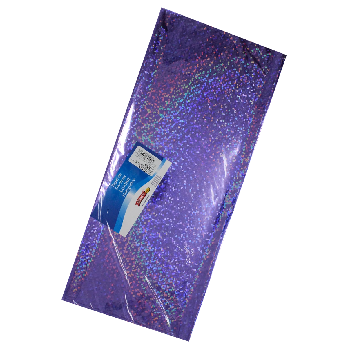 PAPEL HOLOGRAFICO C/10 70X53CM PANAL MORADO