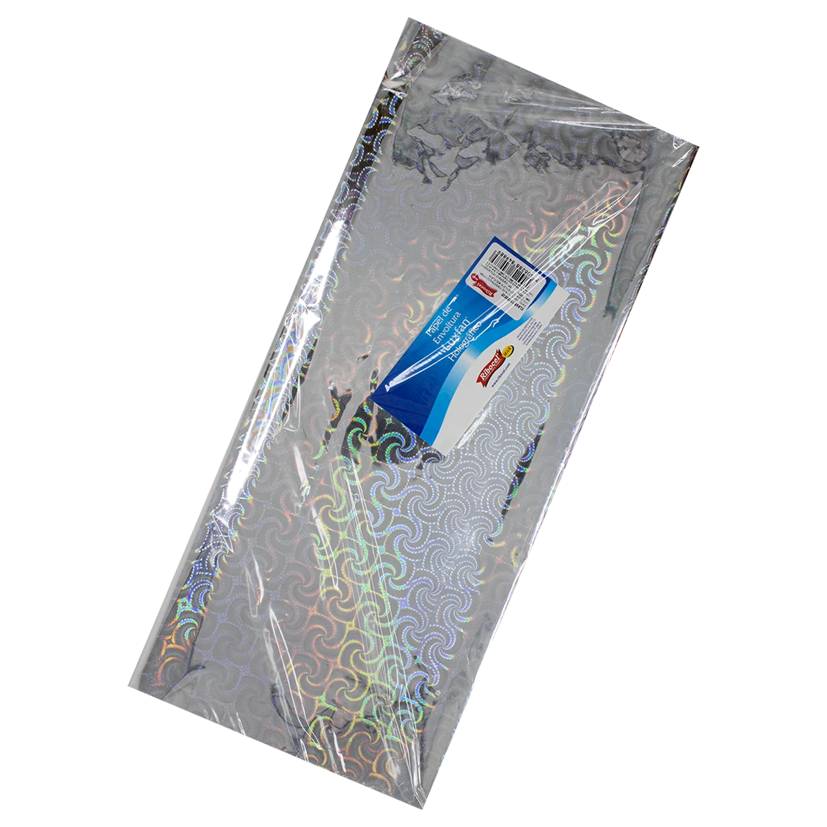 PAPEL HOLOGRAFICO C/10 70X53CM REHILETE PLATA