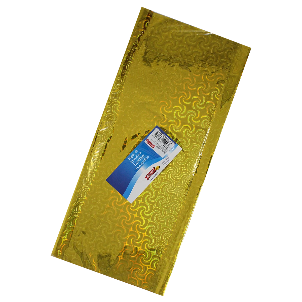 PAPEL HOLOGRAFICO C/10 70X53CM REHILETE ORO