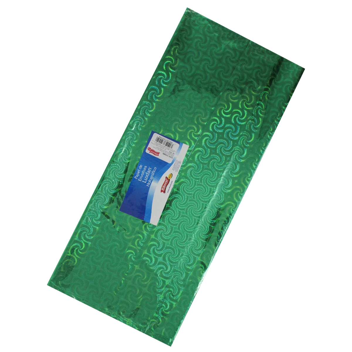 PAPEL HOLOGRAFICO C/10 70X53CM REHILETE VERDE