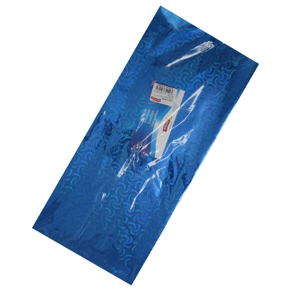 PAPEL HOLOGRAFICO C/10 70X53CM REHILETE AZUL