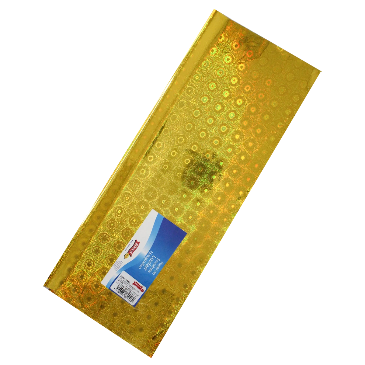 PAPEL HOLOGRAFICO C/10 70X53CM BOOM ORO