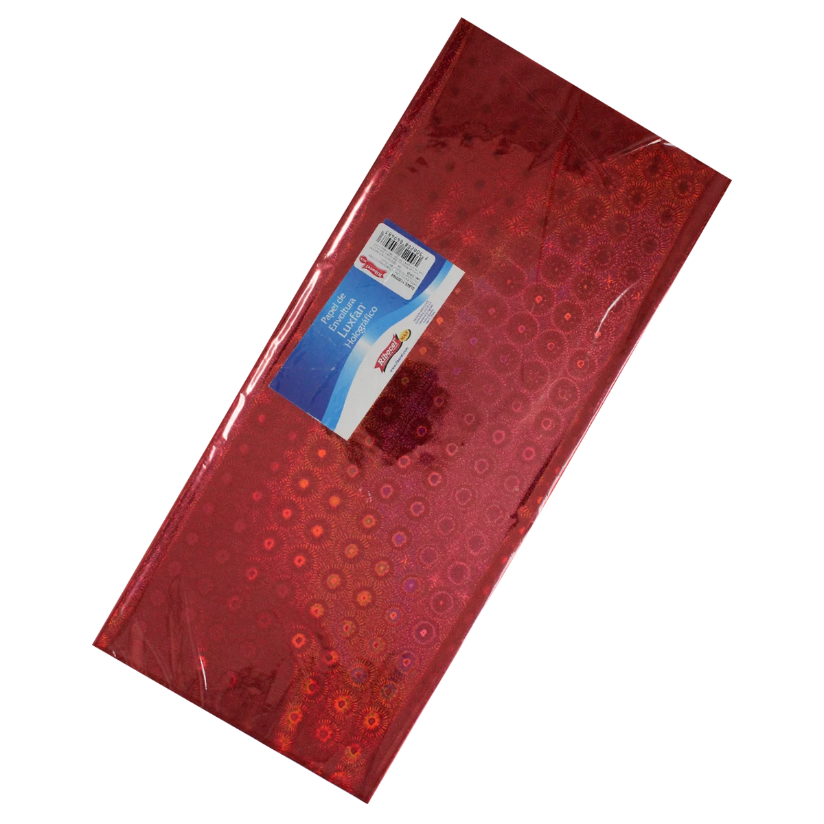 PAPEL HOLOGRAFICO C/10 70X53CM BOOM ROJO