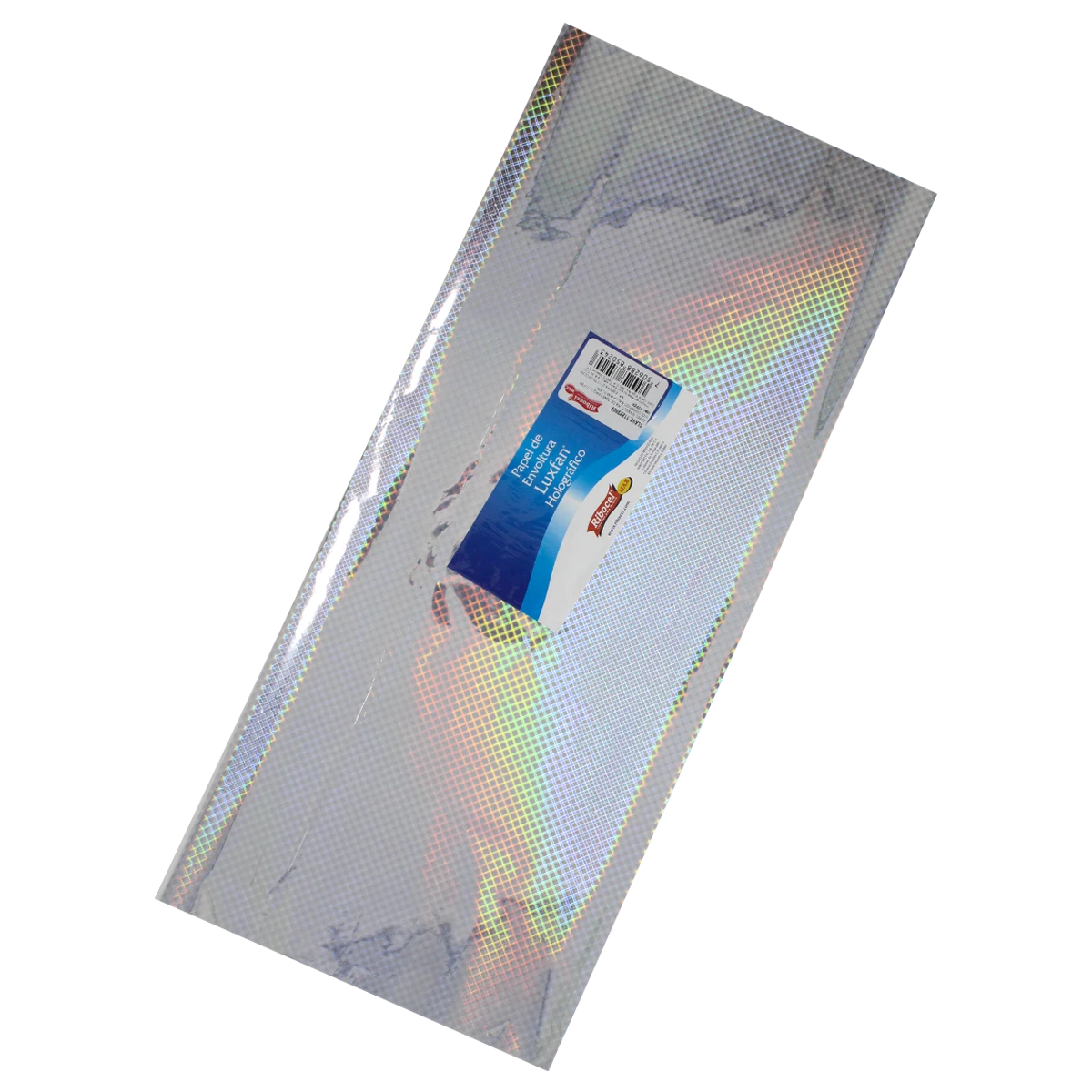 PAPEL HOLOGRAFICO C/10 70X53CM MALLA PLATA