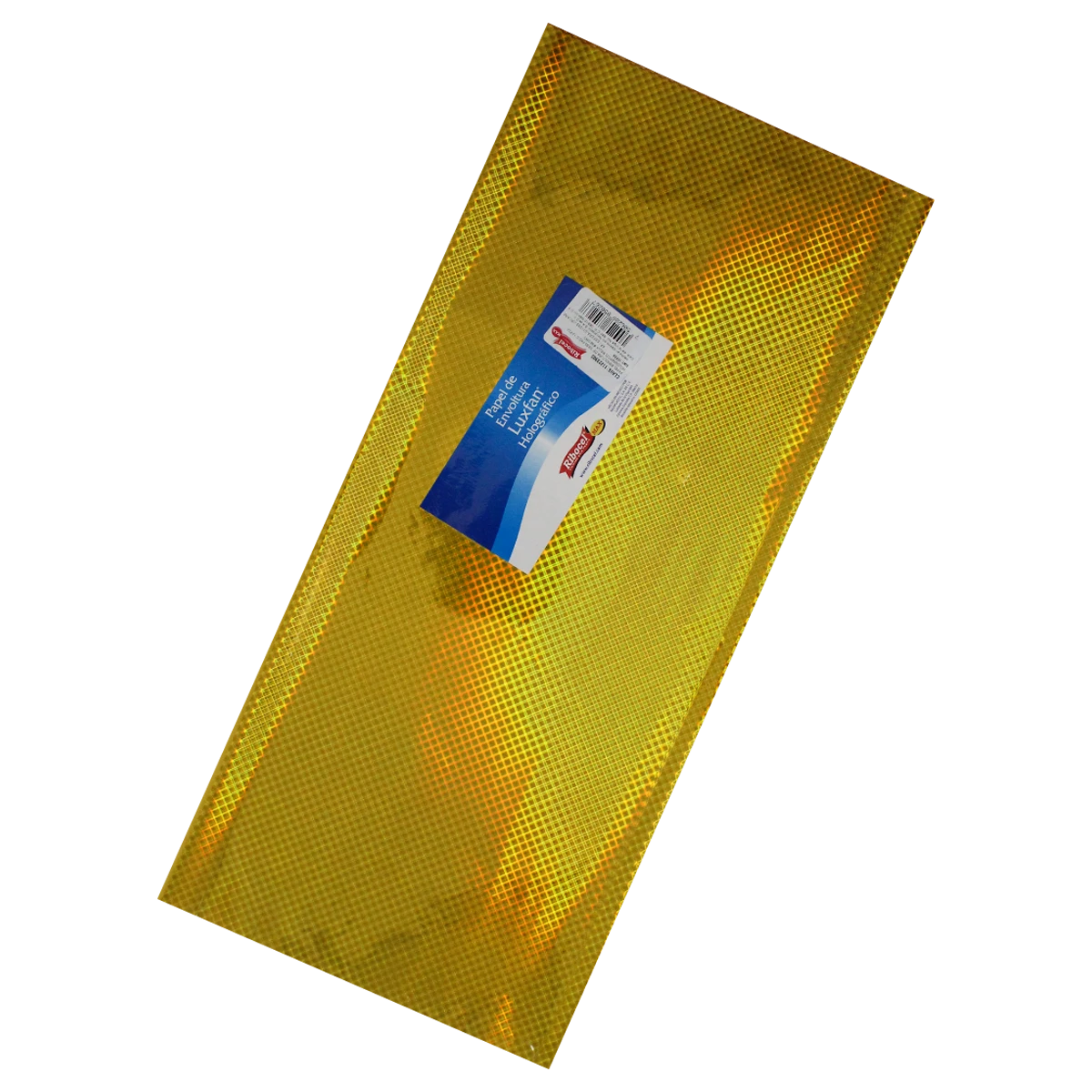 PAPEL HOLOGRAFICO C/10 70X53CM MALLA ORO