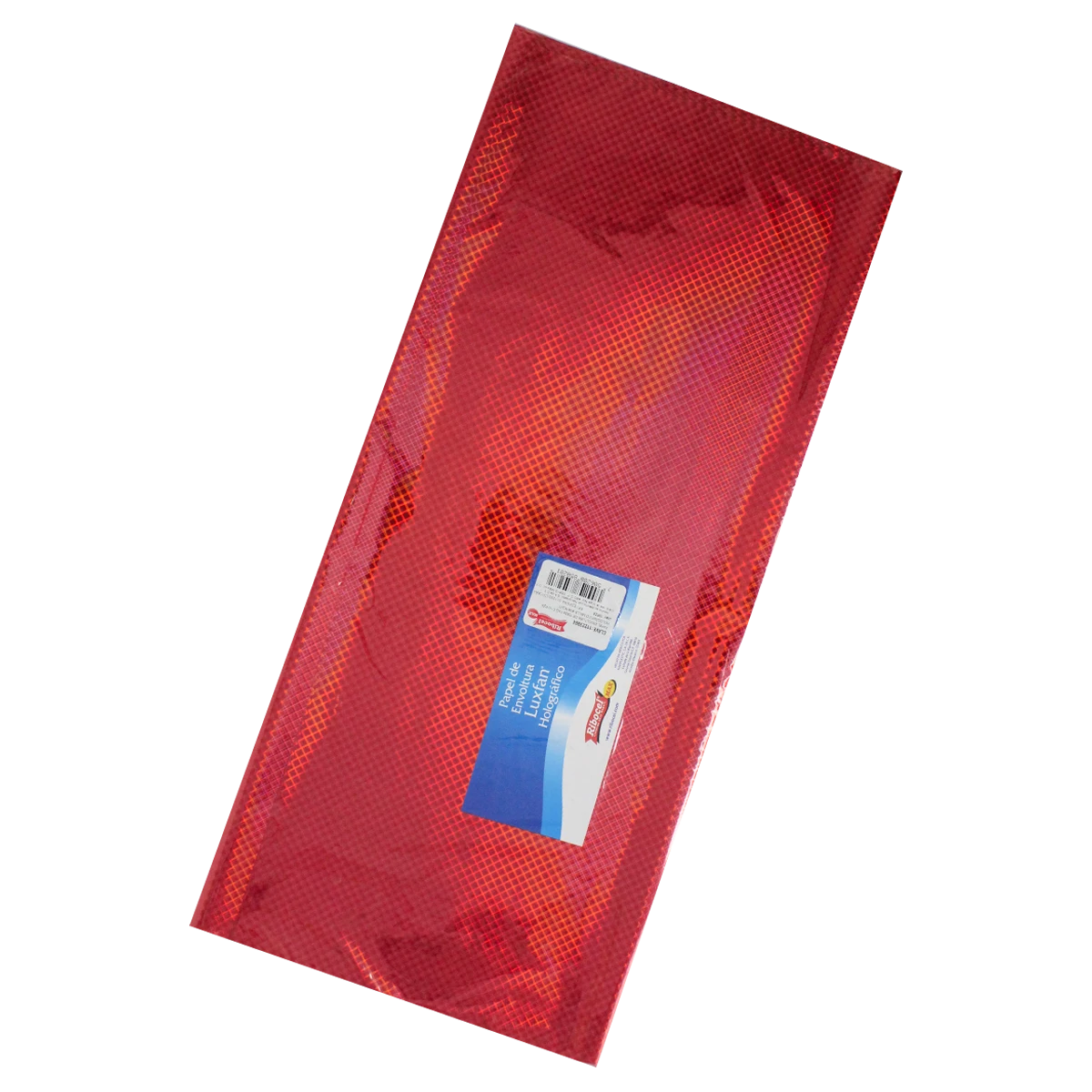 PAPEL HOLOGRAFICO C/10 70X53CM MALLA ROJO