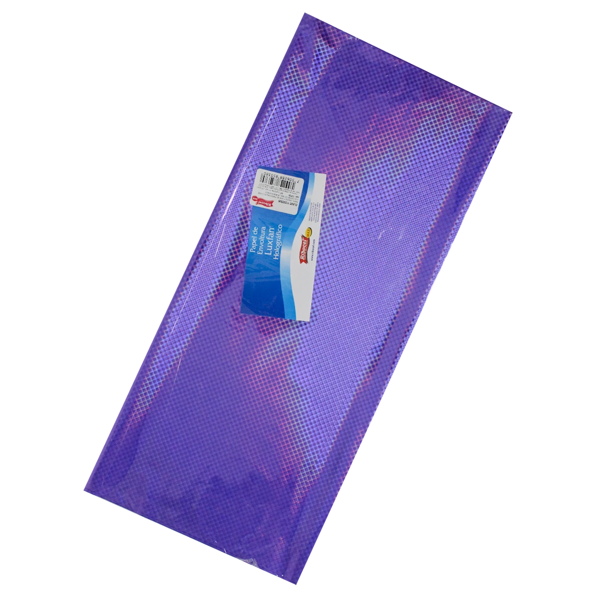 PAPEL HOLOGRAFICO C/10 70X53CM MALLA MORADO