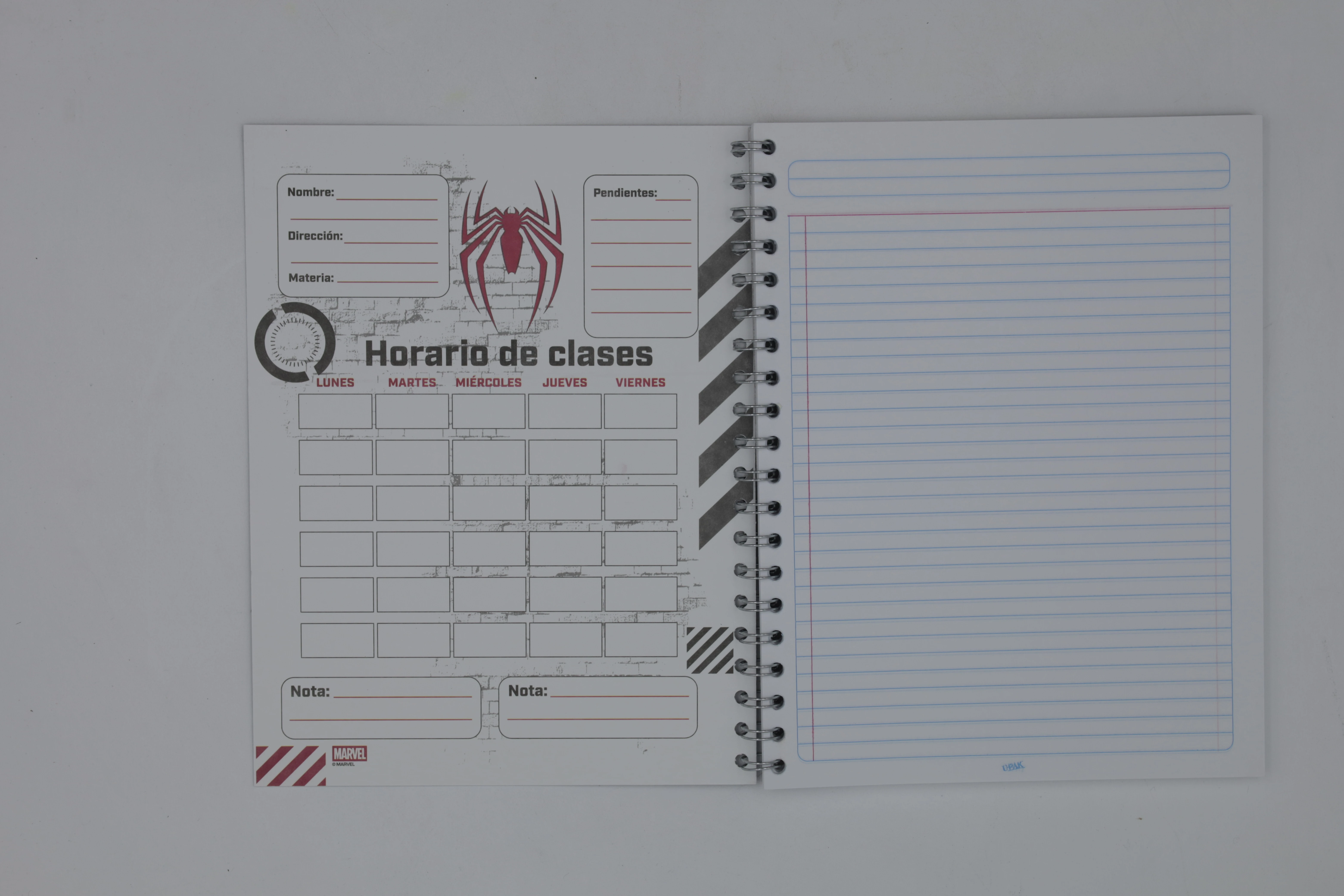 CUADERNO PROFESIONAL 100HJS SPIDERMAN RAYA