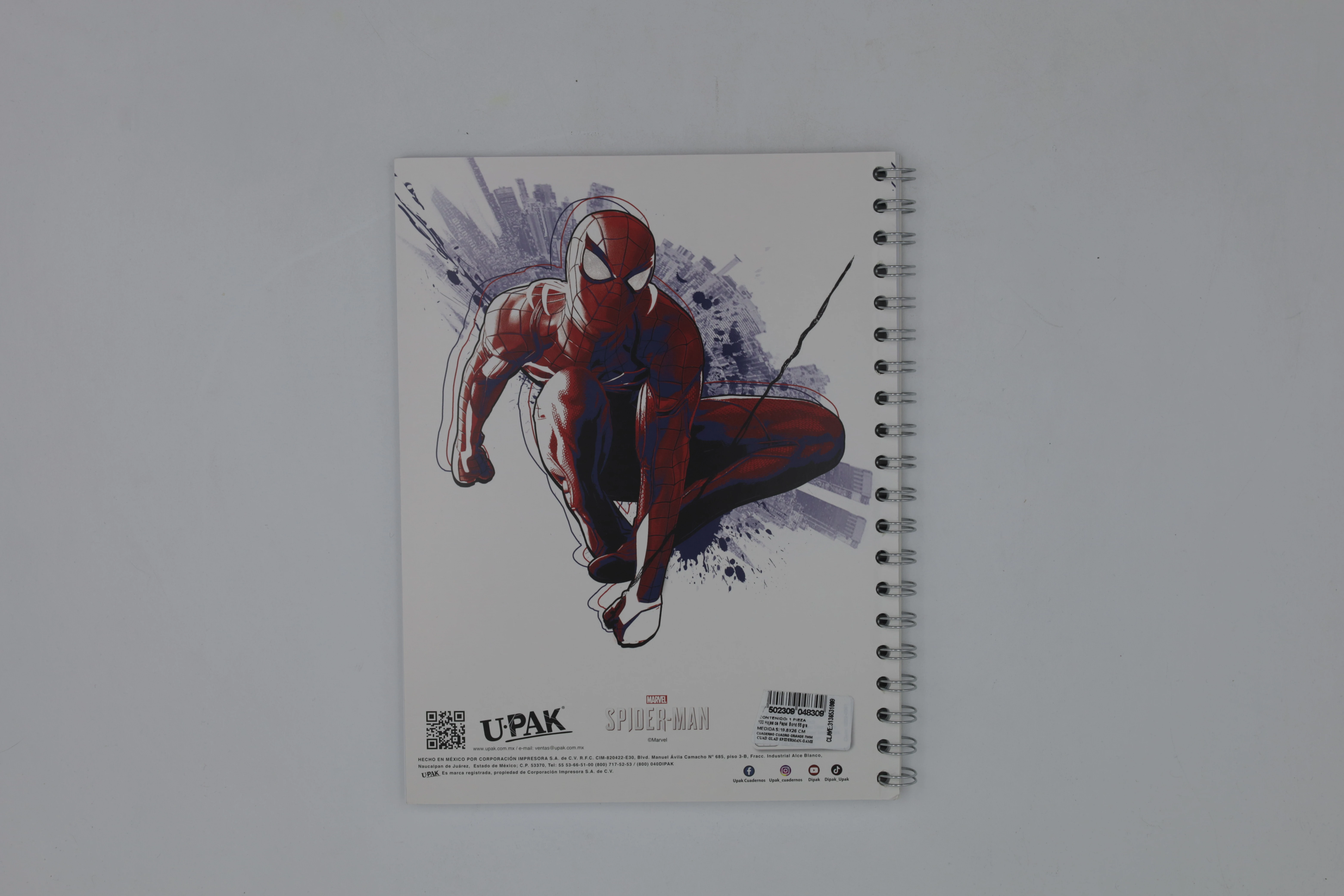 CUADERNO PROFESIONAL 100HJS SPIDERMAN C7