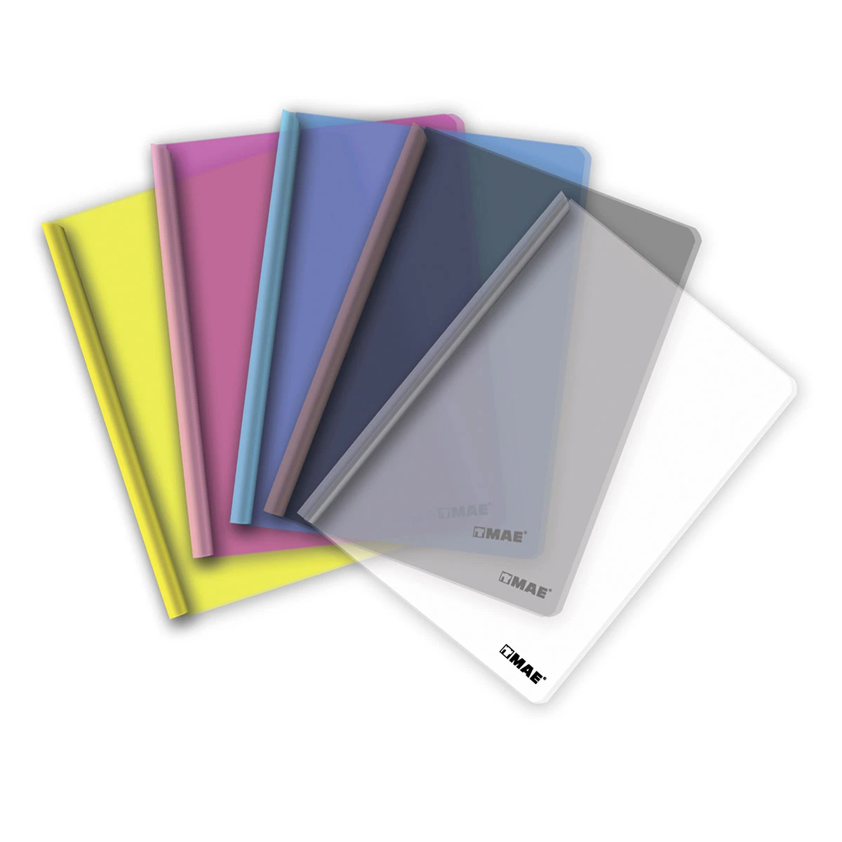 FOLDER CARTA CON COSTILLA C/10 FCC-10 COLORES SURTIDOS