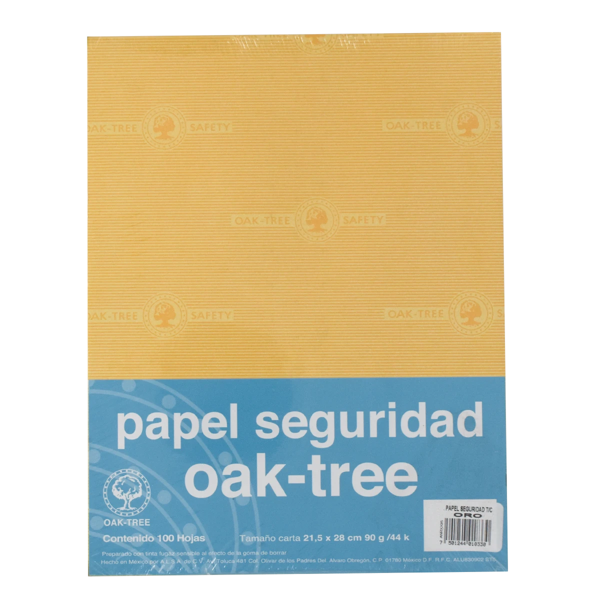 PAPEL SEGURIDAD CARTA C/100 ORO