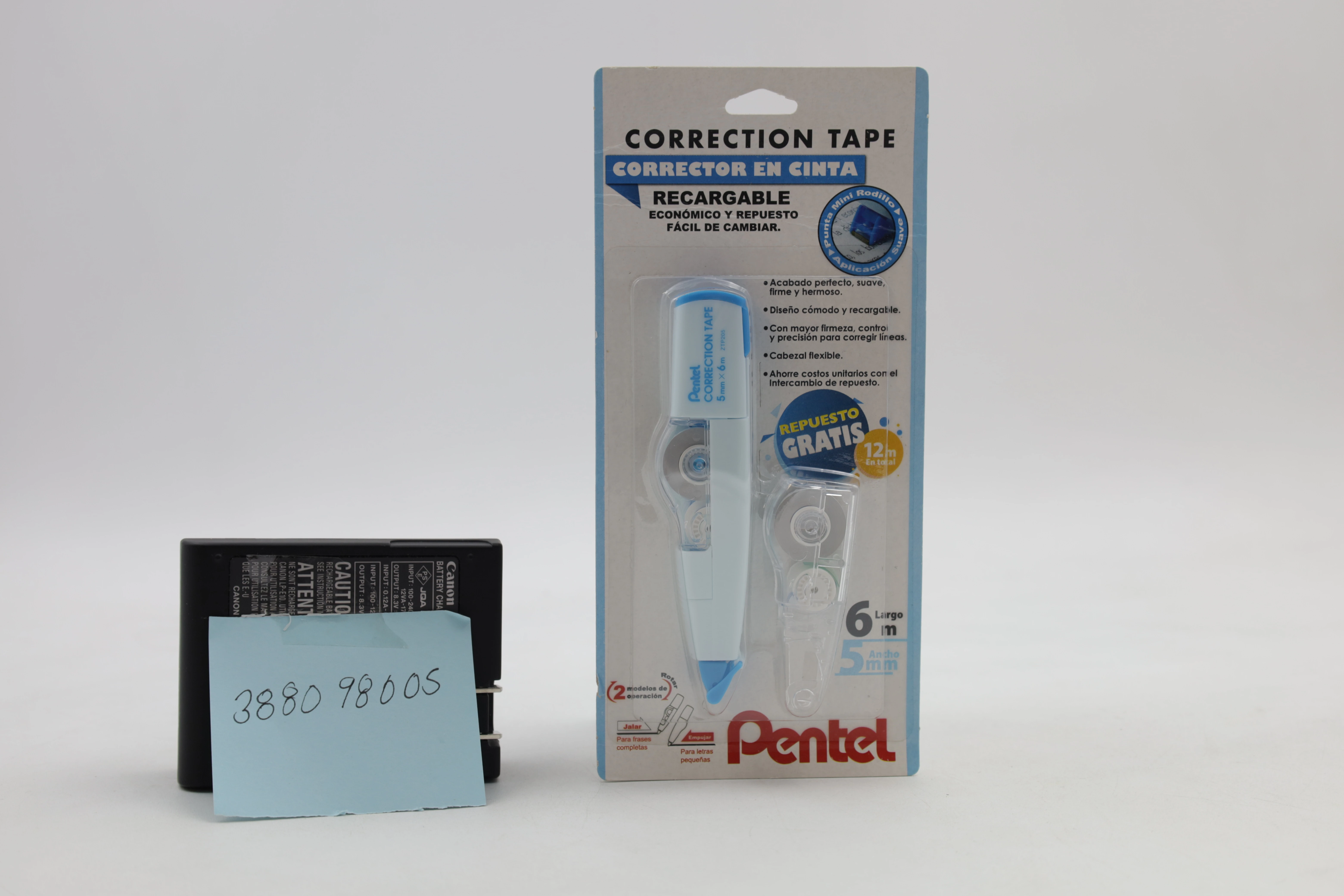 CORRECTOR EN CINTA RECARGABLE 6MTS ZTP205BP-M2 PASTEL