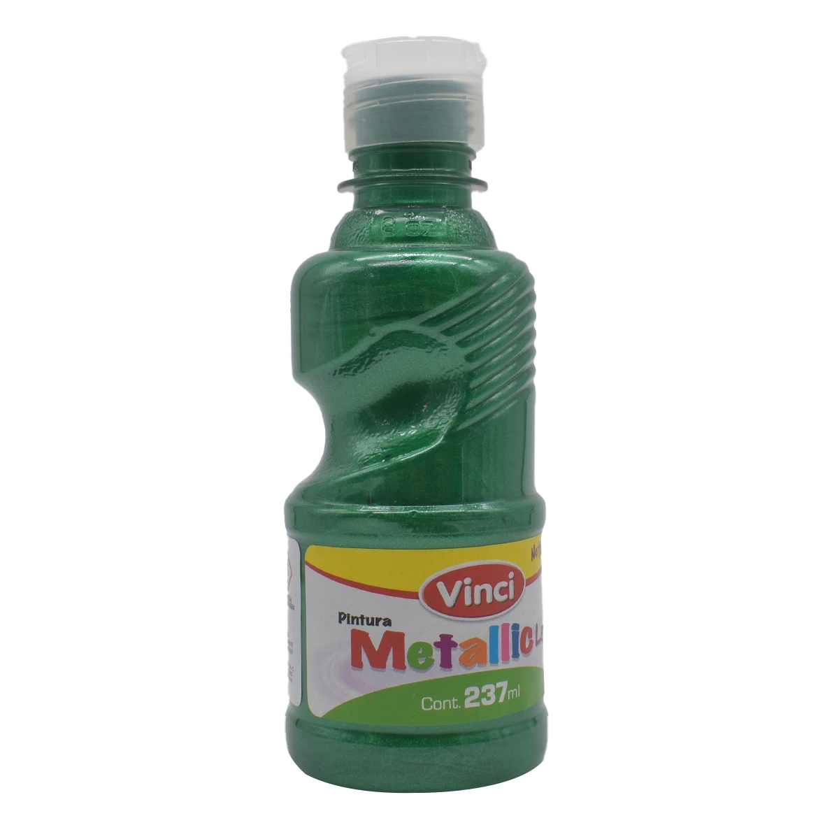 PINTURA PARA DEDOS METALICA 237ML VERDE