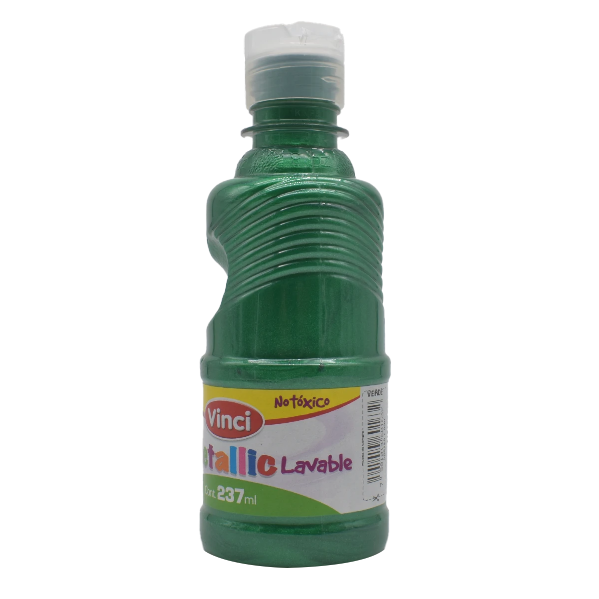 PINTURA PARA DEDOS METALICA 237ML VERDE