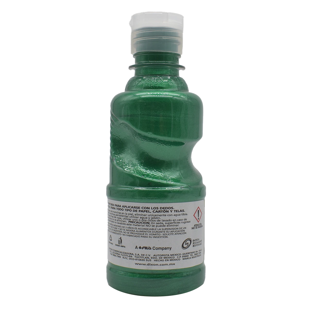 PINTURA PARA DEDOS METALICA 237ML VERDE