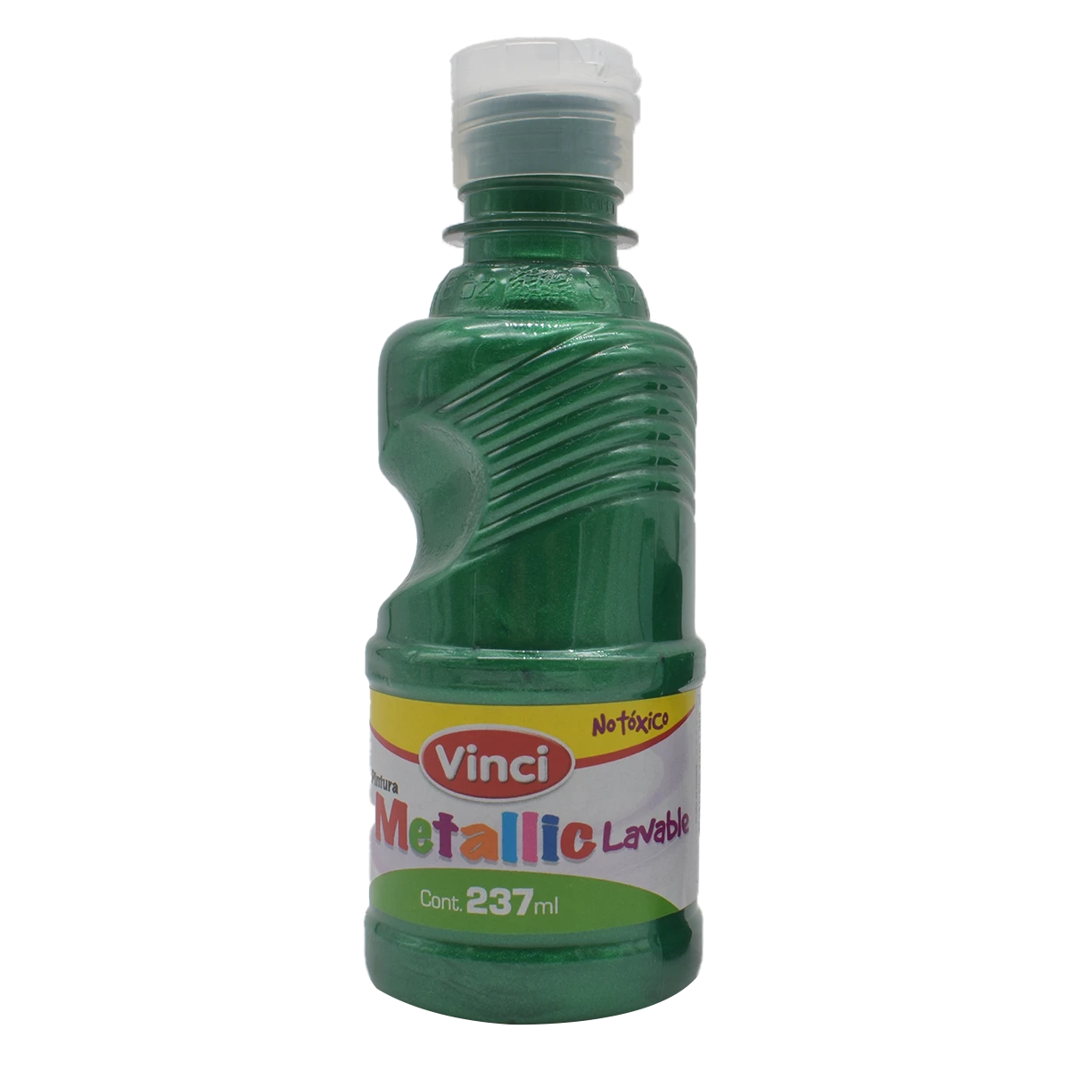 PINTURA PARA DEDOS METALICA 237ML VERDE
