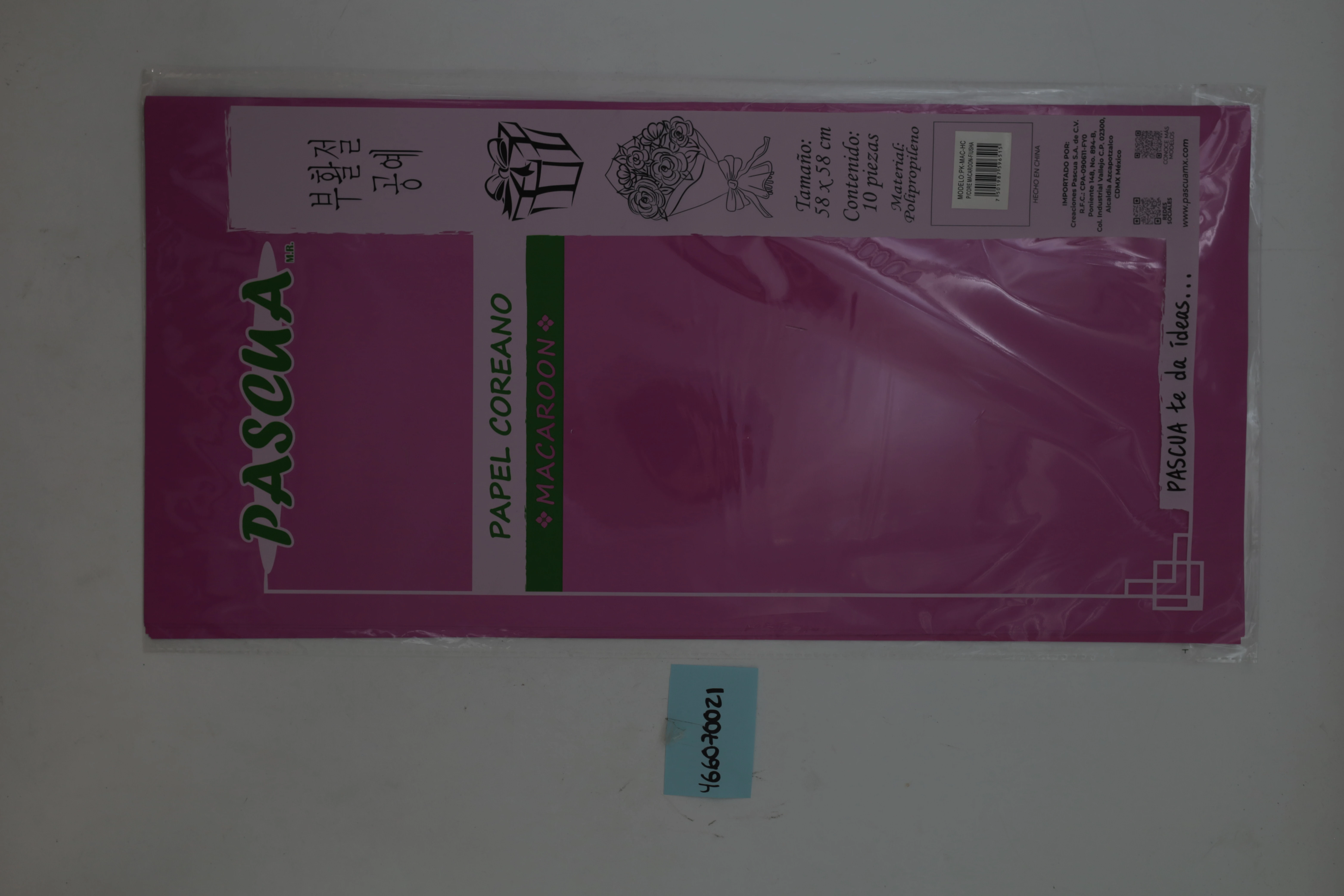 PAPEL COREANO MACARRON C/10 FIUSHA