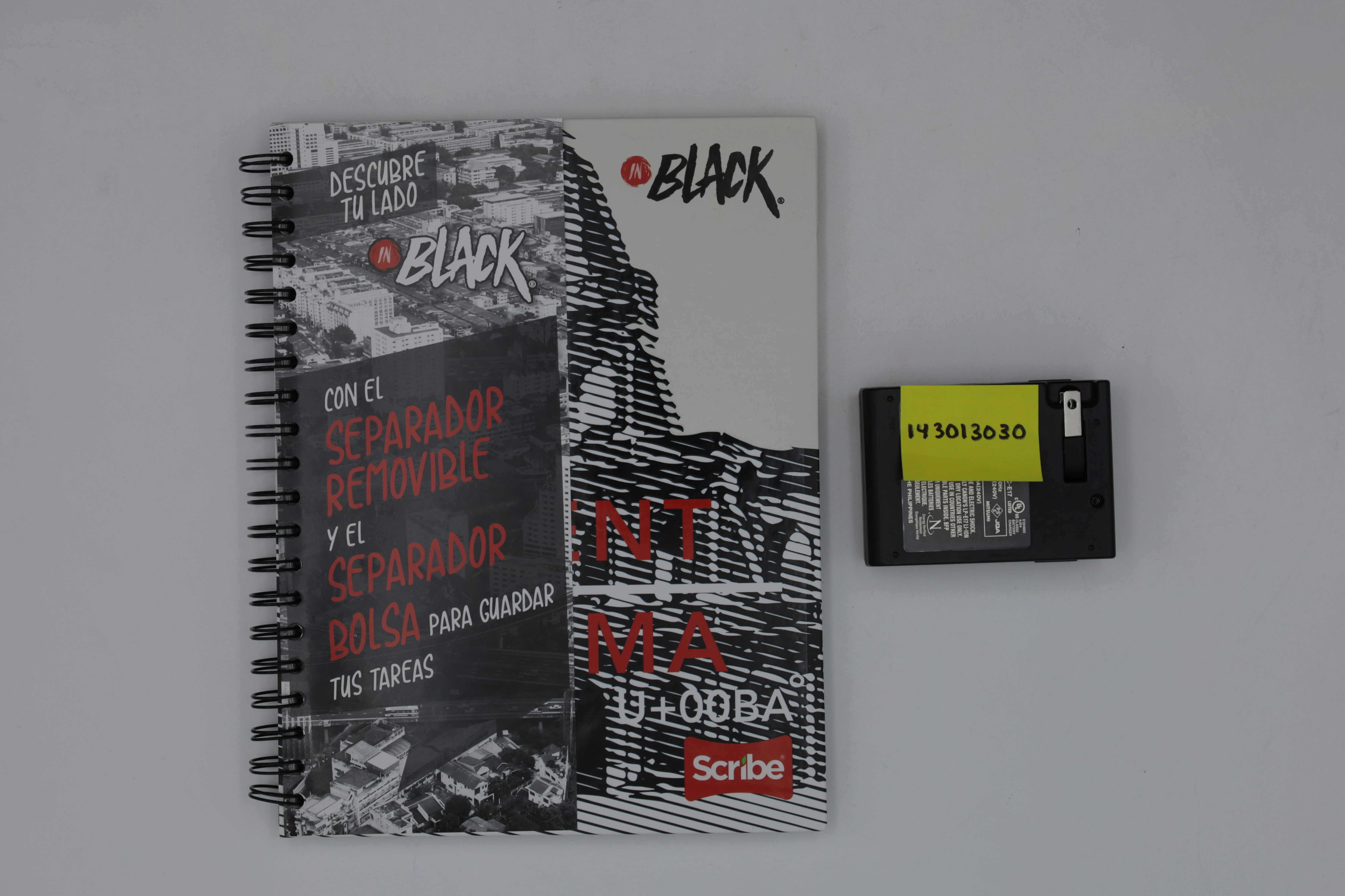 CUADERNO PROFESIONAL 100HJS PASTA DURA INBLACK RAYA