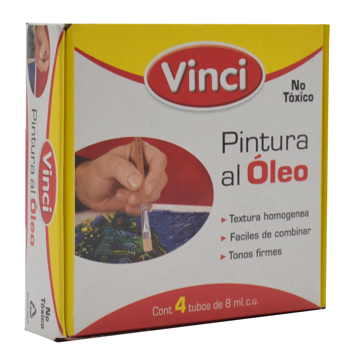 PINTURA OLEO 8ML ROJO VINCI  7