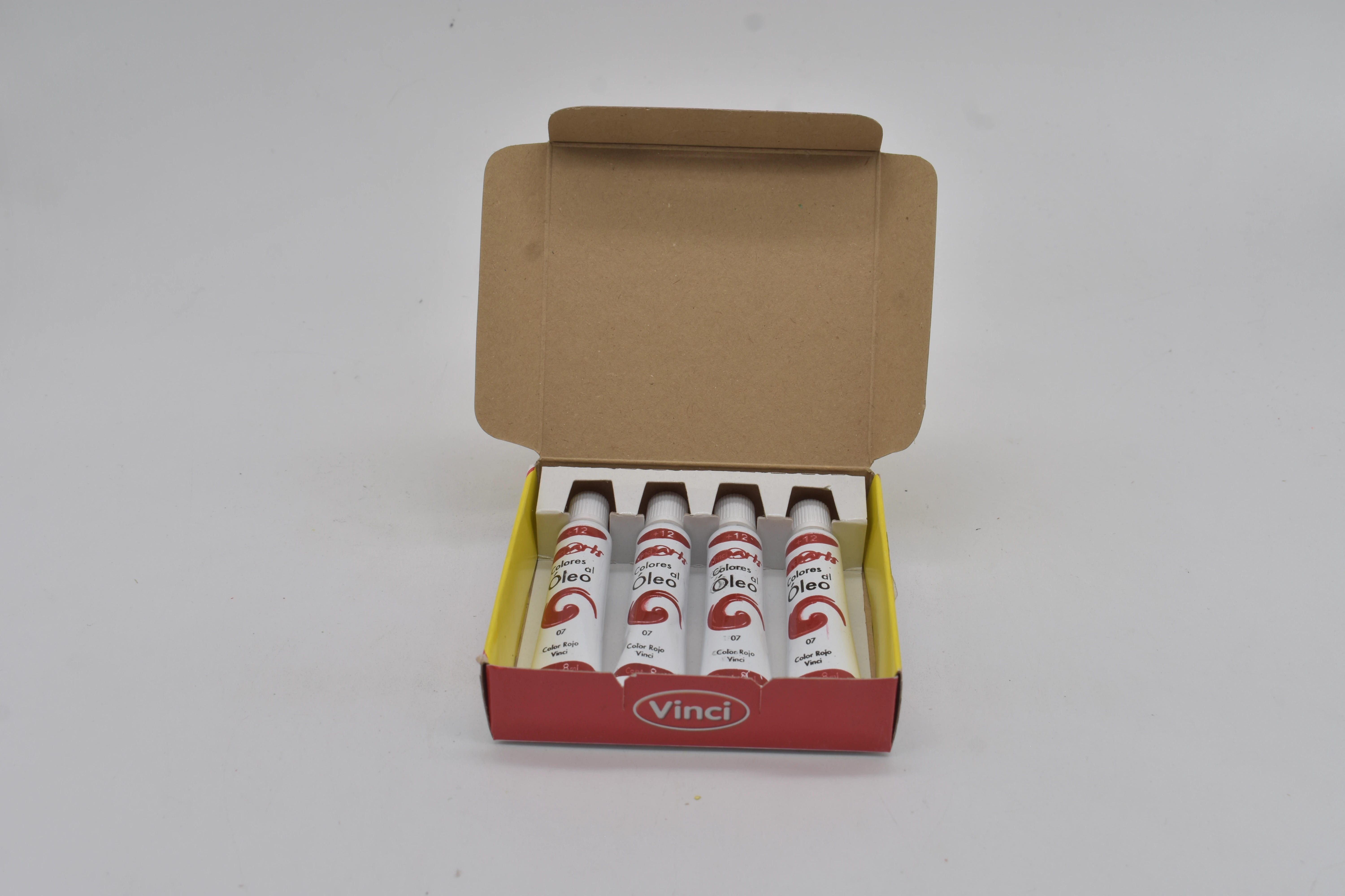 PINTURA OLEO 8ML ROJO VINCI  7
