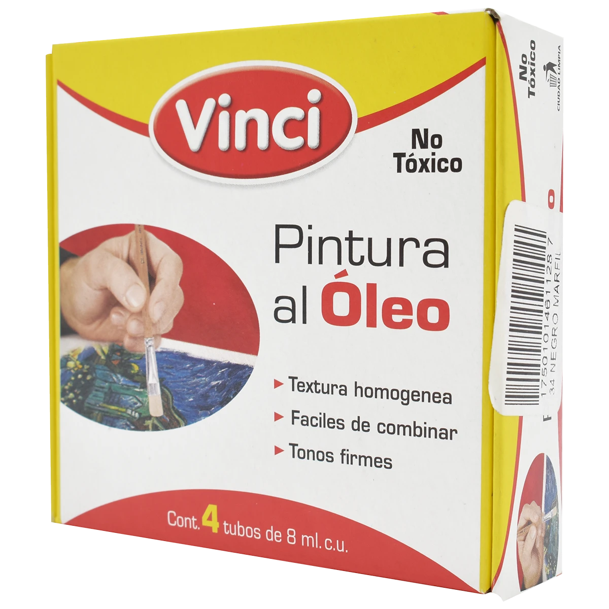 PINTURA OLEO 8ML NEGRO MARFIL 34