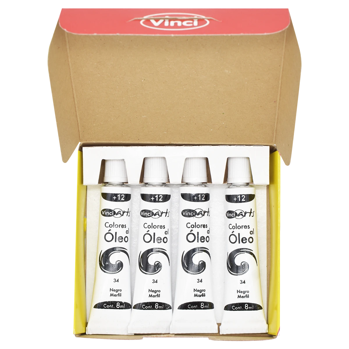 PINTURA OLEO 8ML NEGRO MARFIL 34