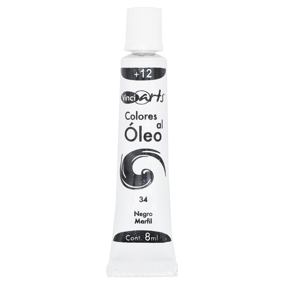 PINTURA OLEO 8ML NEGRO MARFIL 34