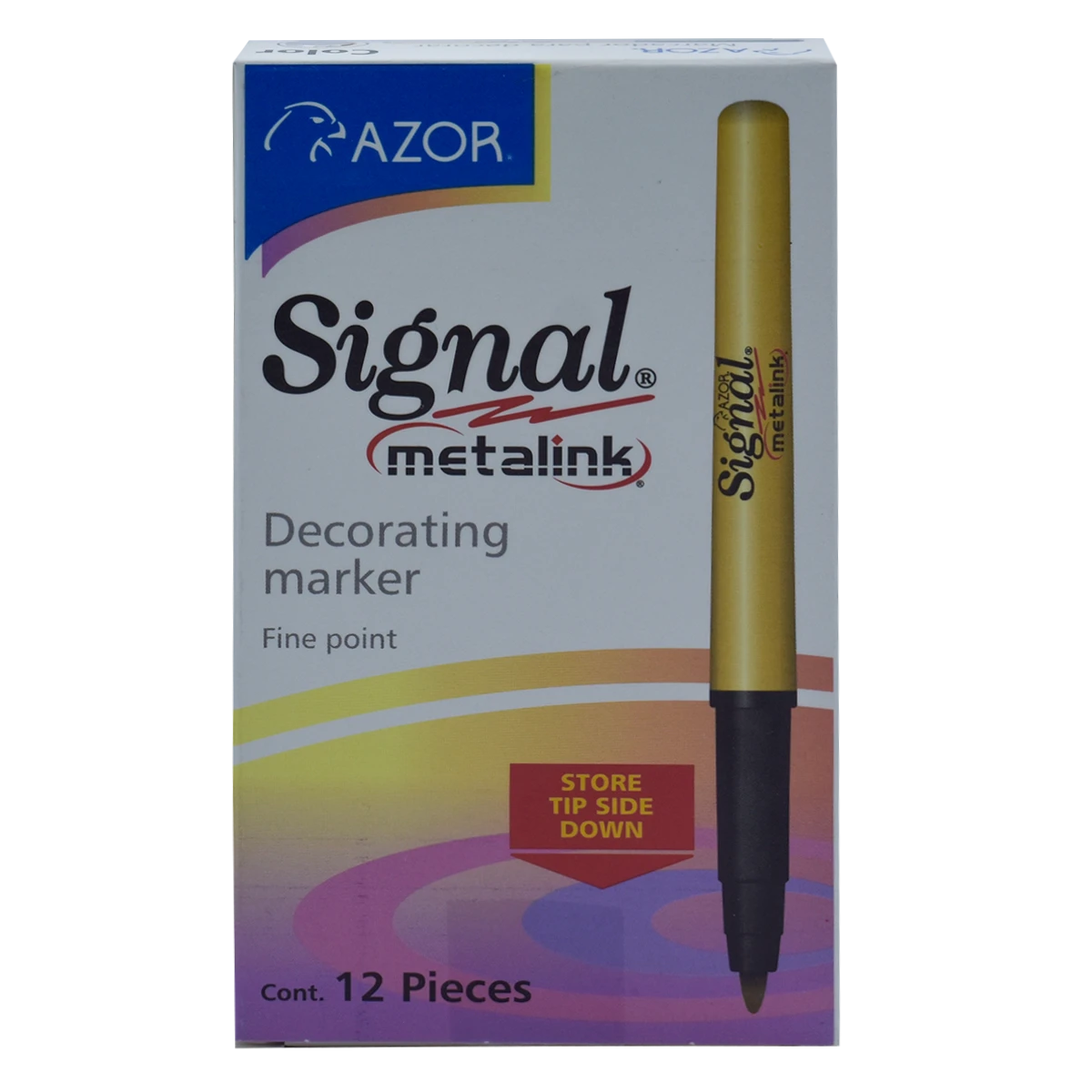 MARCADOR SIGNAL METALICO 30010 PLATA