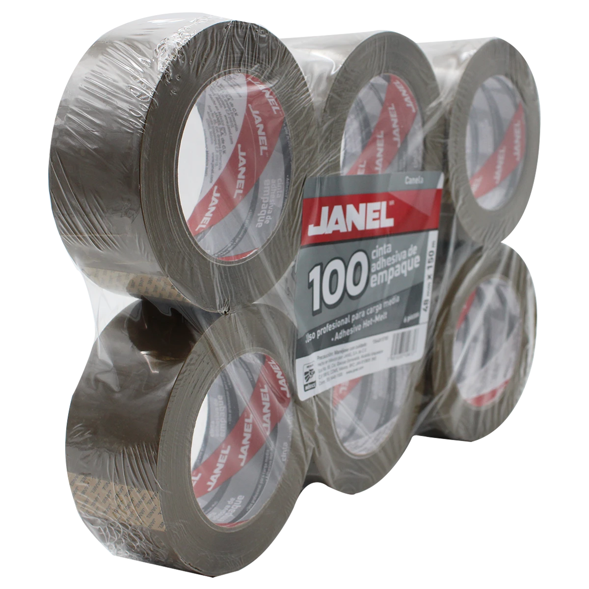 CINTA CANELA C/6 156 48MM X 150MTS