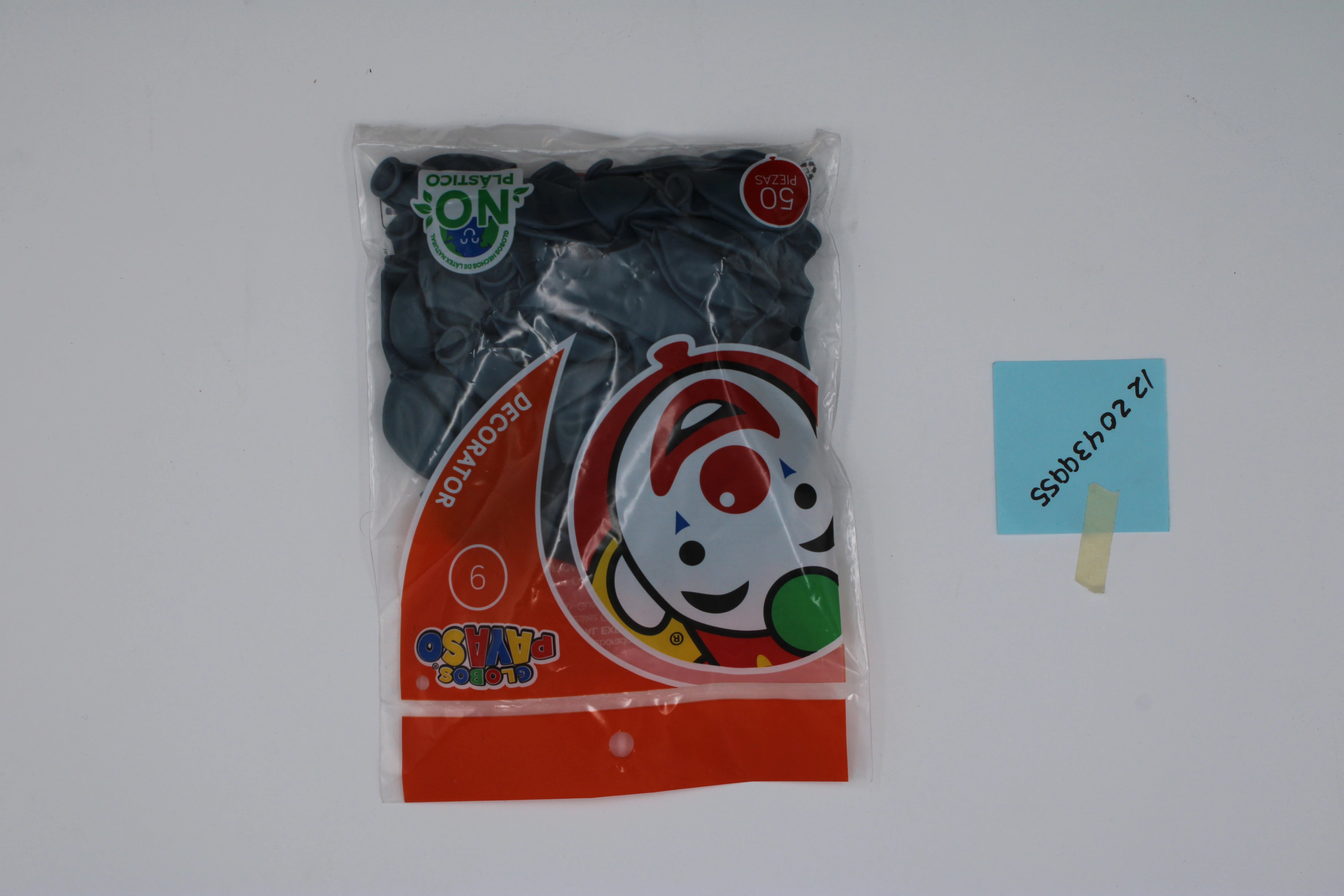 GLOBO PAYASO C/50 VINTAGE NO. 9 AZUL MEDIA NOCHE