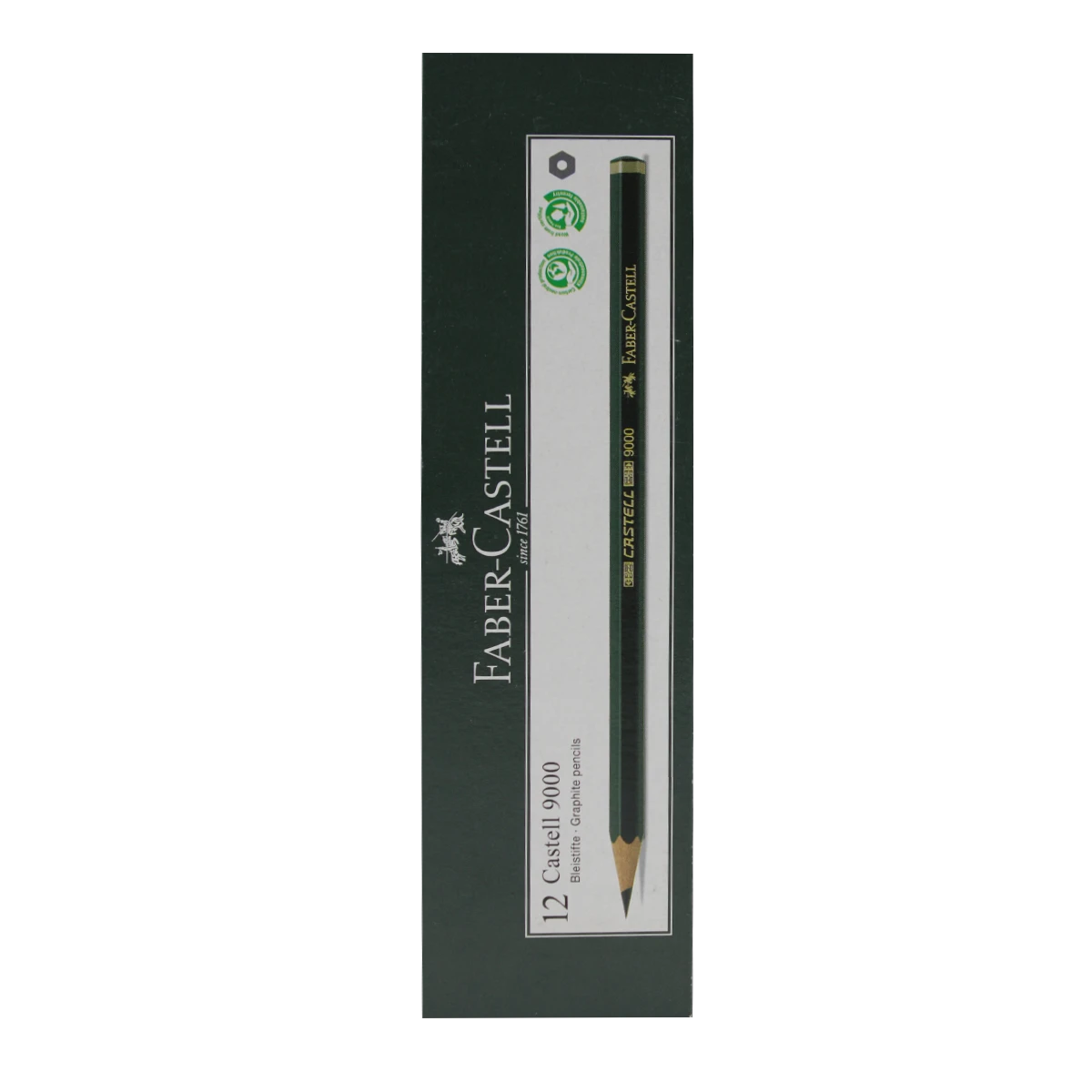 LAPIZ DE DIBUJO CASTELL 9000 C/12 6H