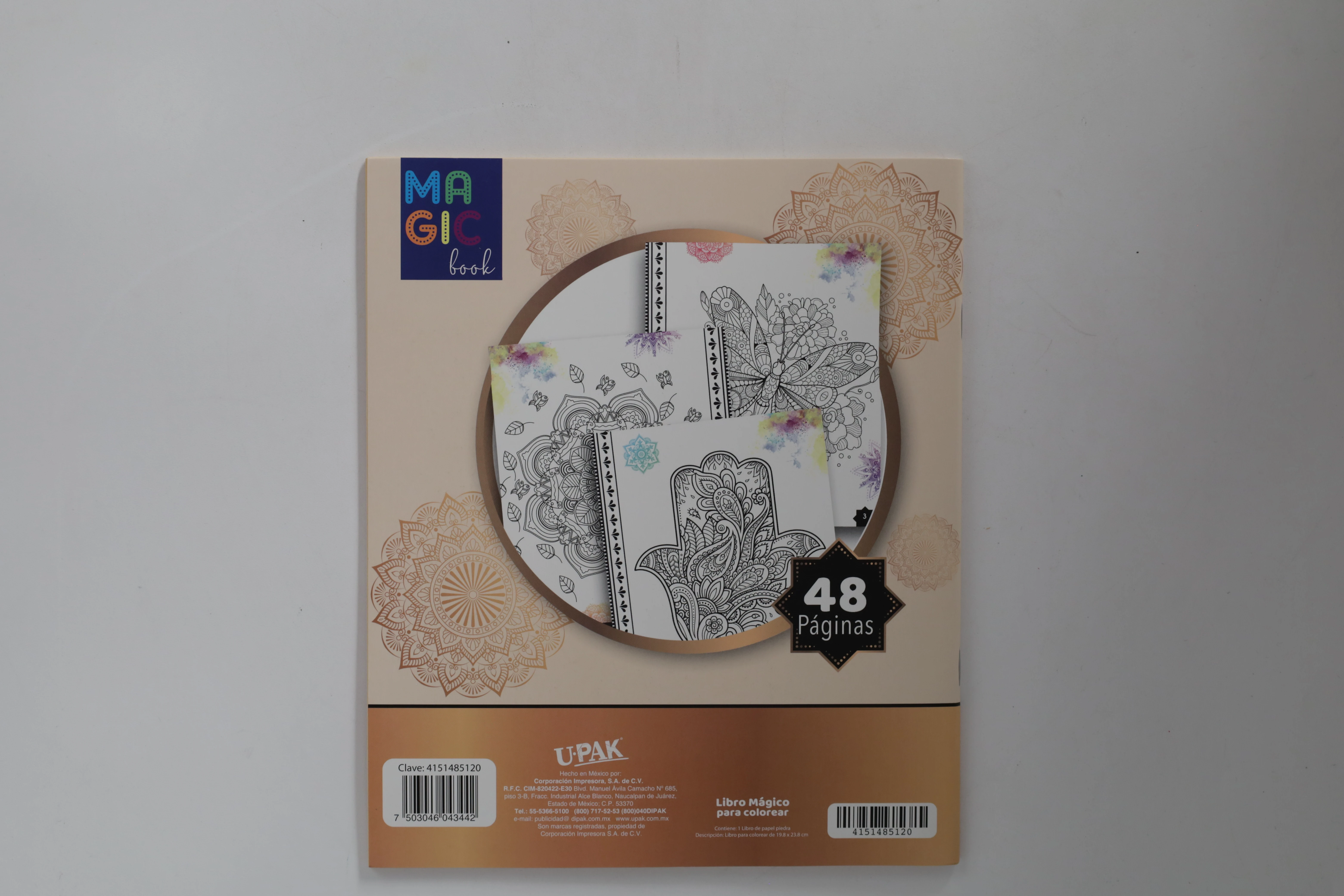 LIBRO MAGICO 48HJS MANDALAS FLOR