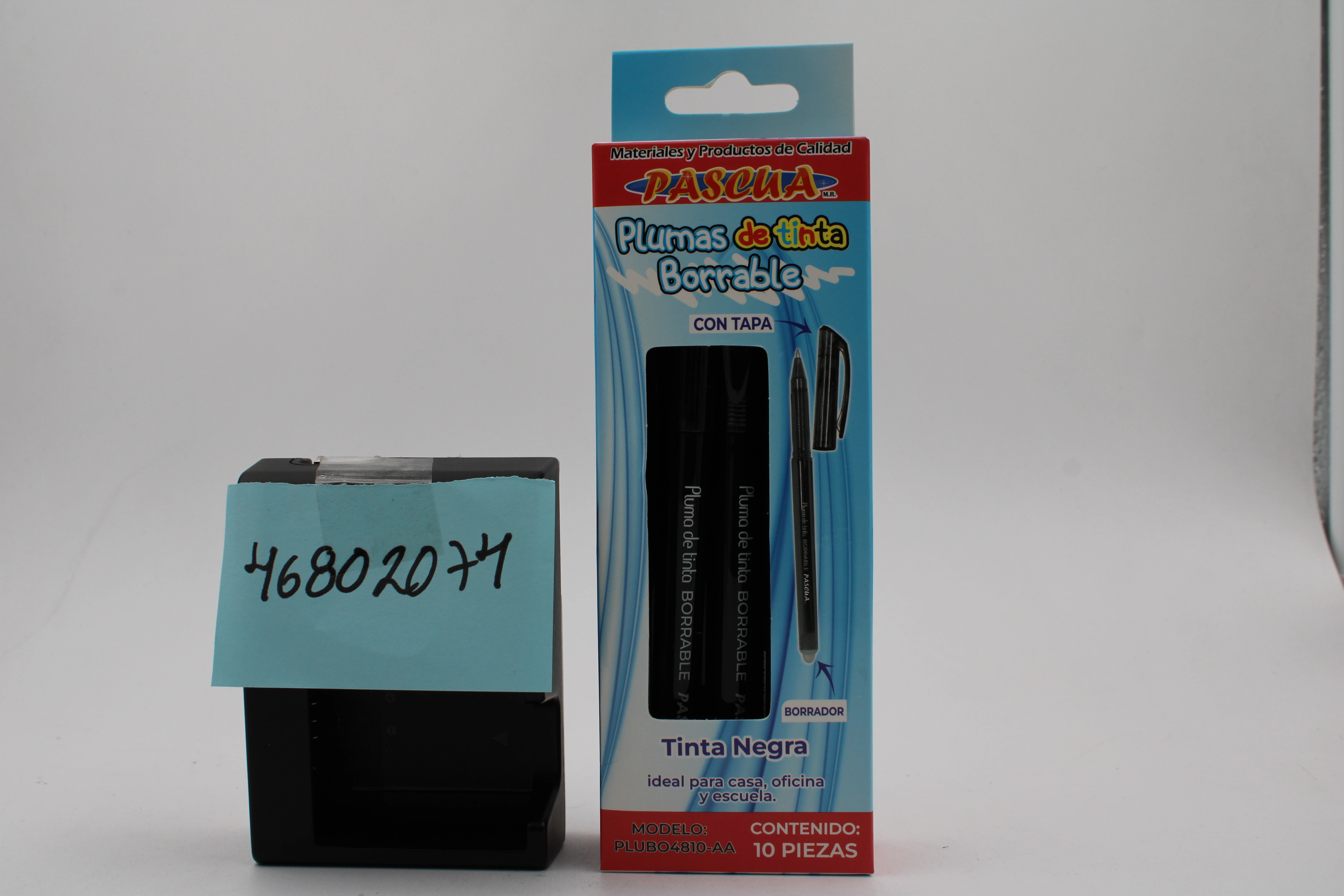 BOLIGRAFO BORRABLE 0.7MM C/10 C/TAPA NEGRO